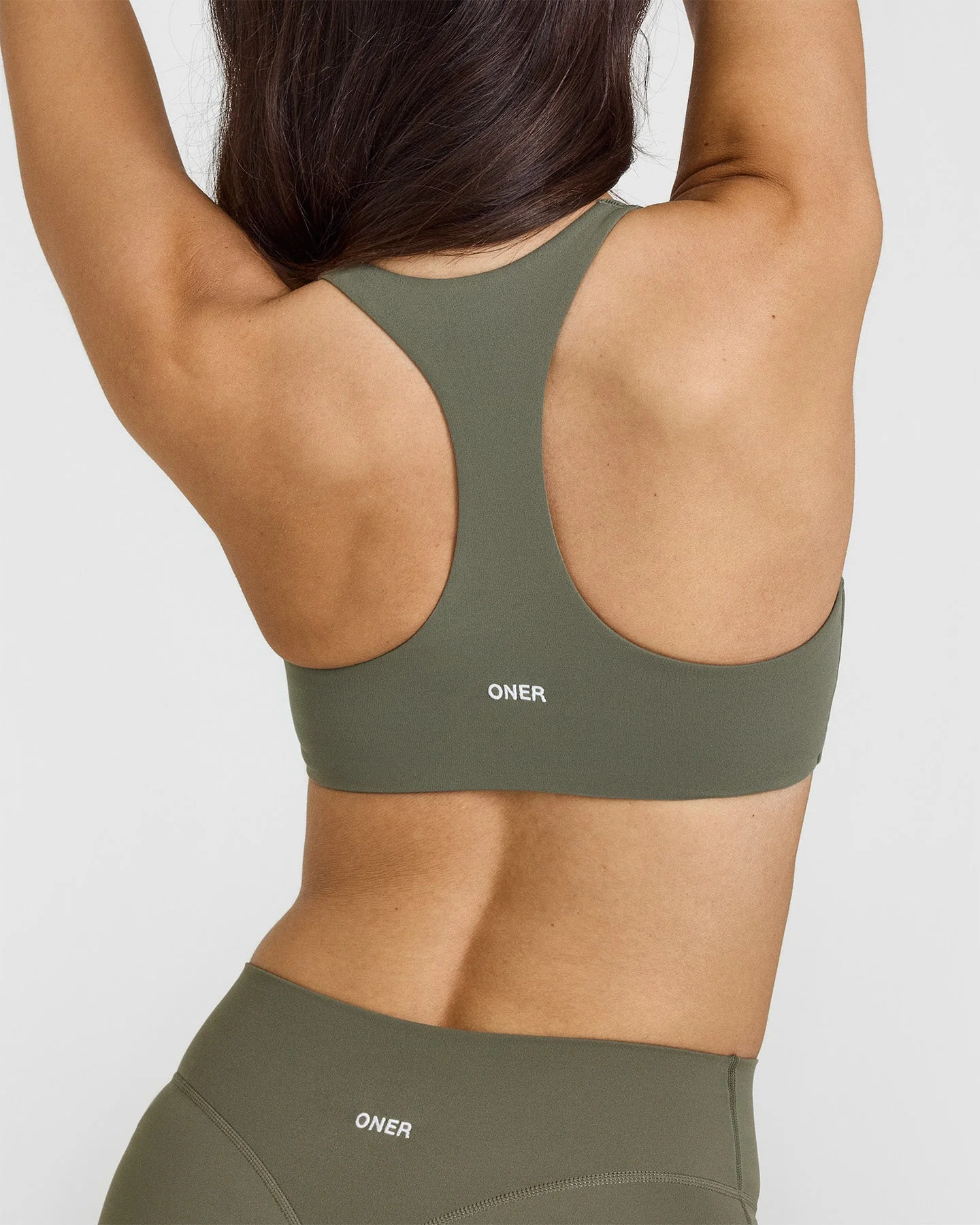 SoftMotion™ Bralette with White Logo | Alpine Green - Image 5