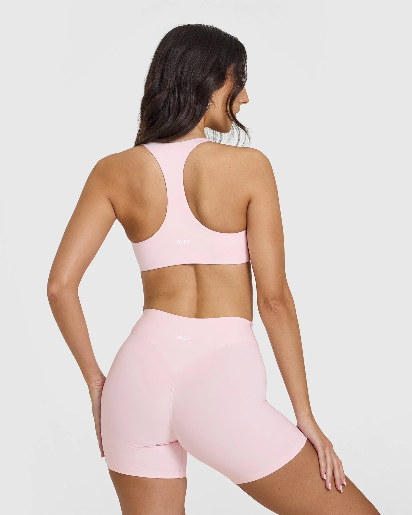 SoftMotion™ Bralette with White Logo | Ballet Pink - Image 2
