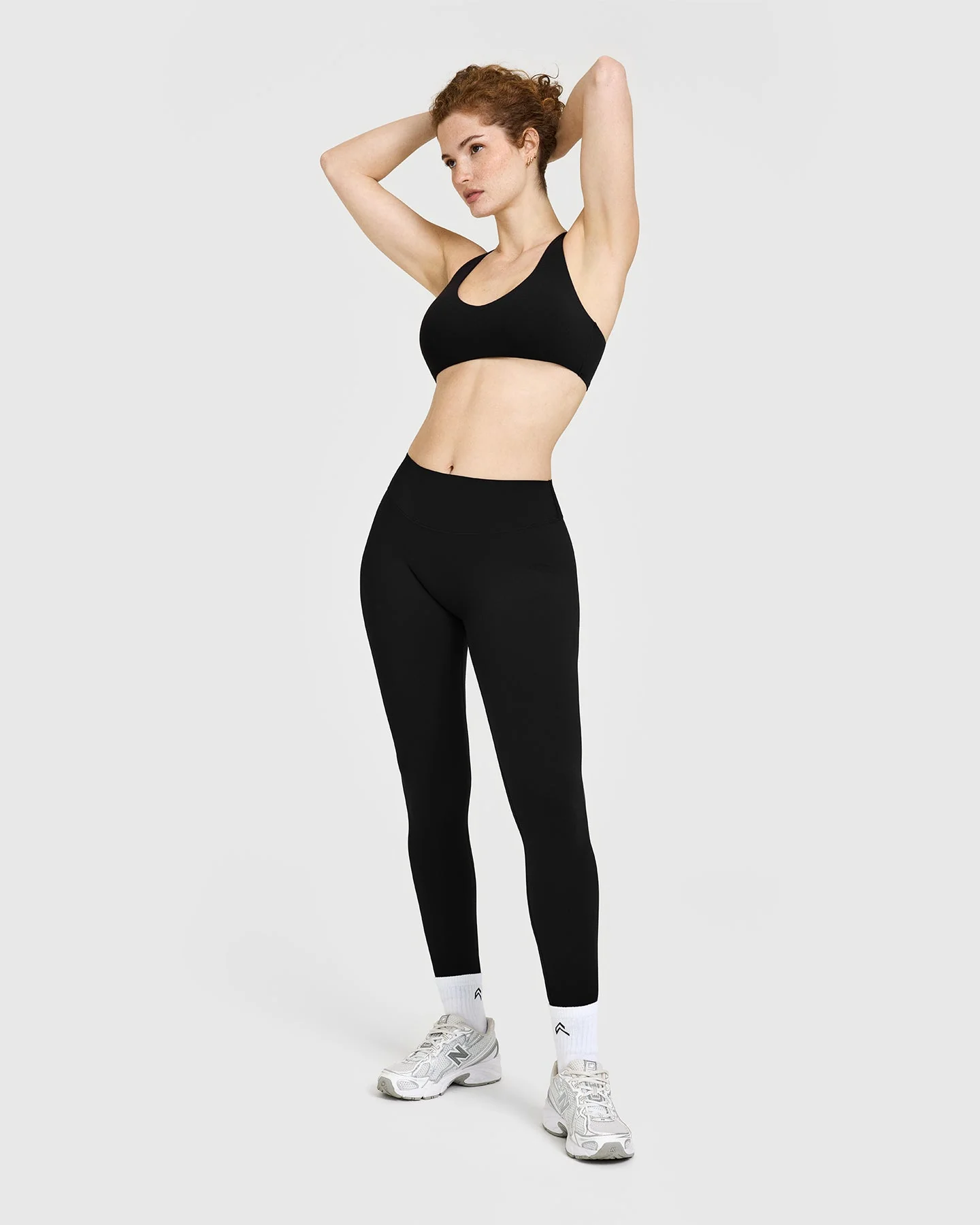 SoftMotion™ Bralette with White Logo | Black - Image 3