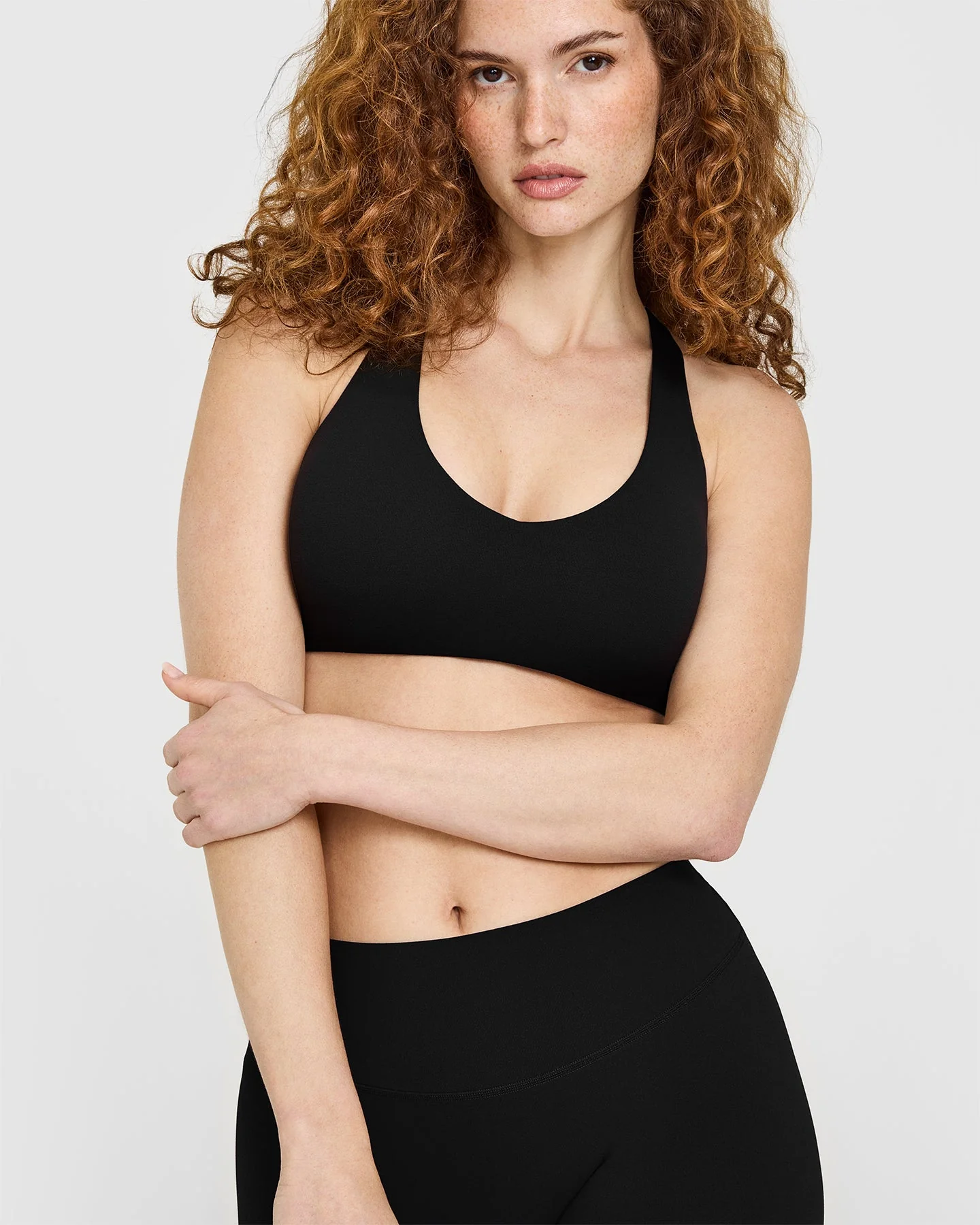 SoftMotion™ Bralette with White Logo | Black - Image 5