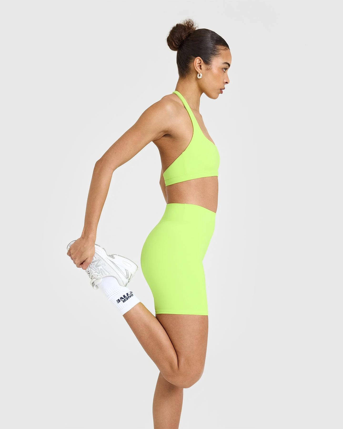 SoftMotion™ Cycling Shorts 8" | Citrus Green - Image 6