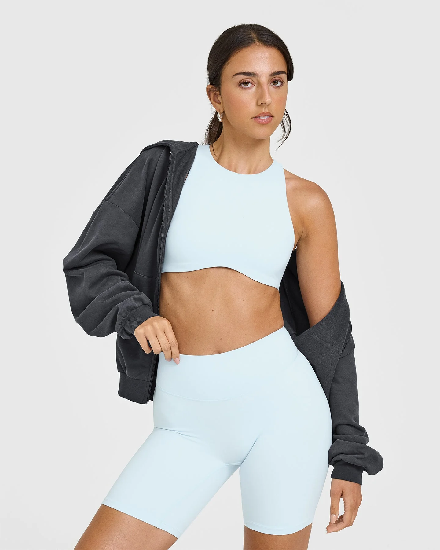 SoftMotion™ Cycling Shorts 8" | Cloud Blue - Image 6
