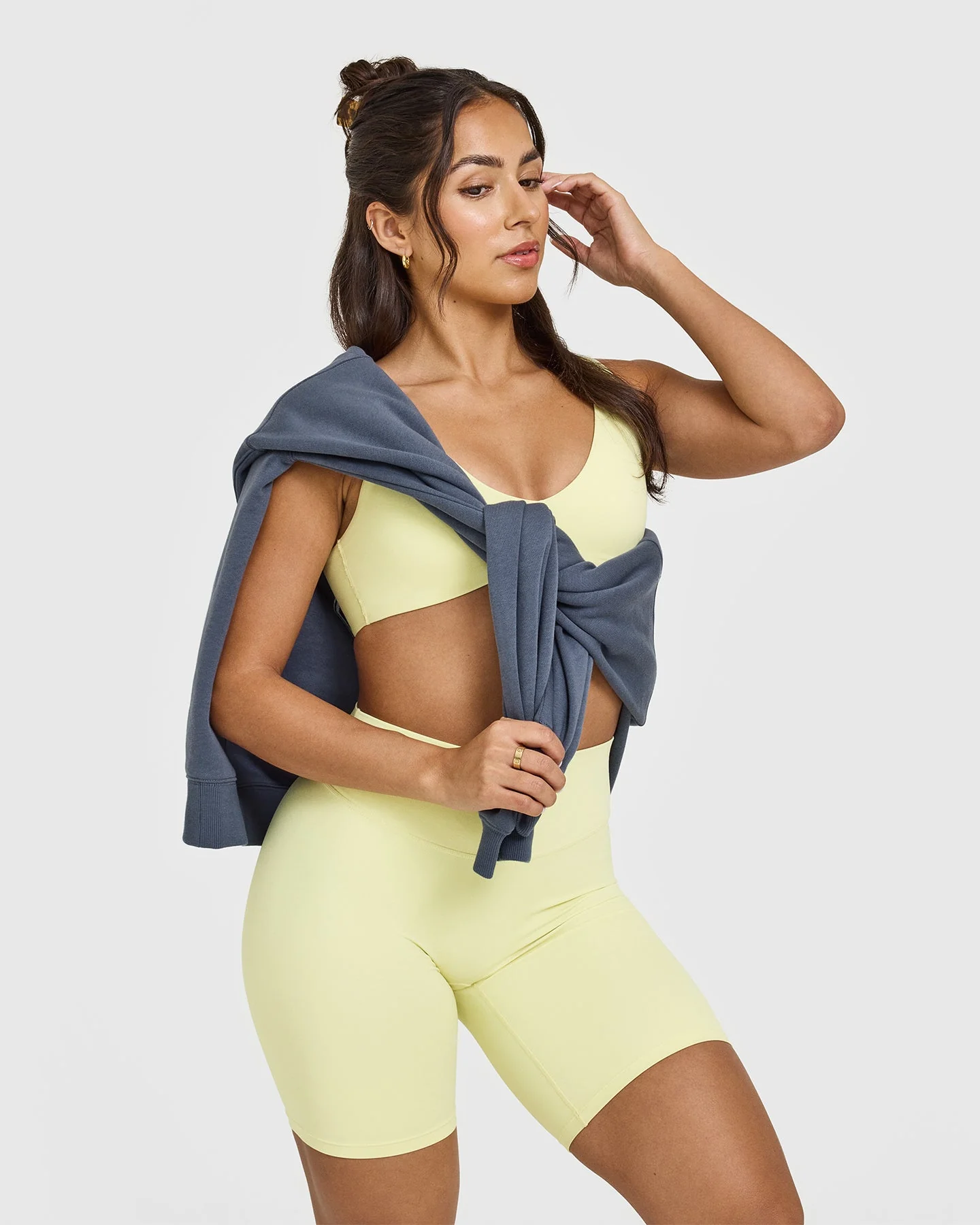 SoftMotion™ Cycling Shorts 8" | Pastel Yellow - Image 6