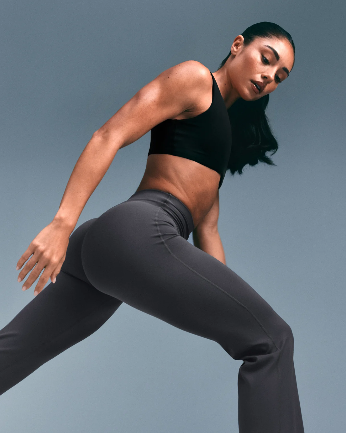 SoftMotion™ Flared Bottoms with Grey Logo | Ash Grey - Image 2