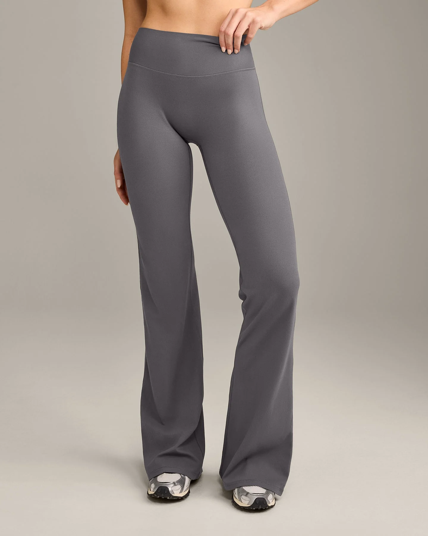 SoftMotion™ Flared Bottoms with Grey Logo | Ash Grey - Image 6
