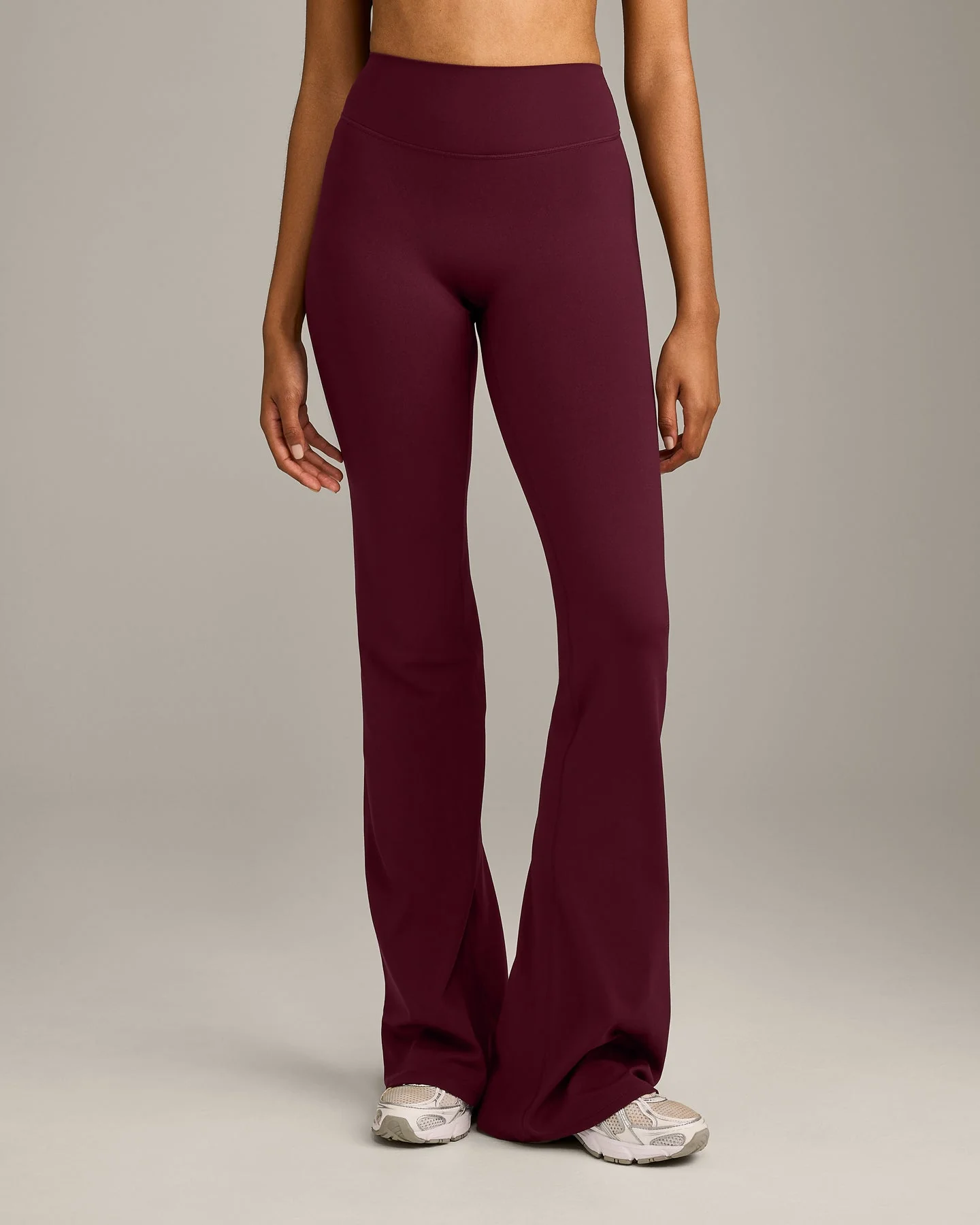 SoftMotion™ Flared Bottoms with Grey Logo | Cherry Lacquer Purple - Image 2