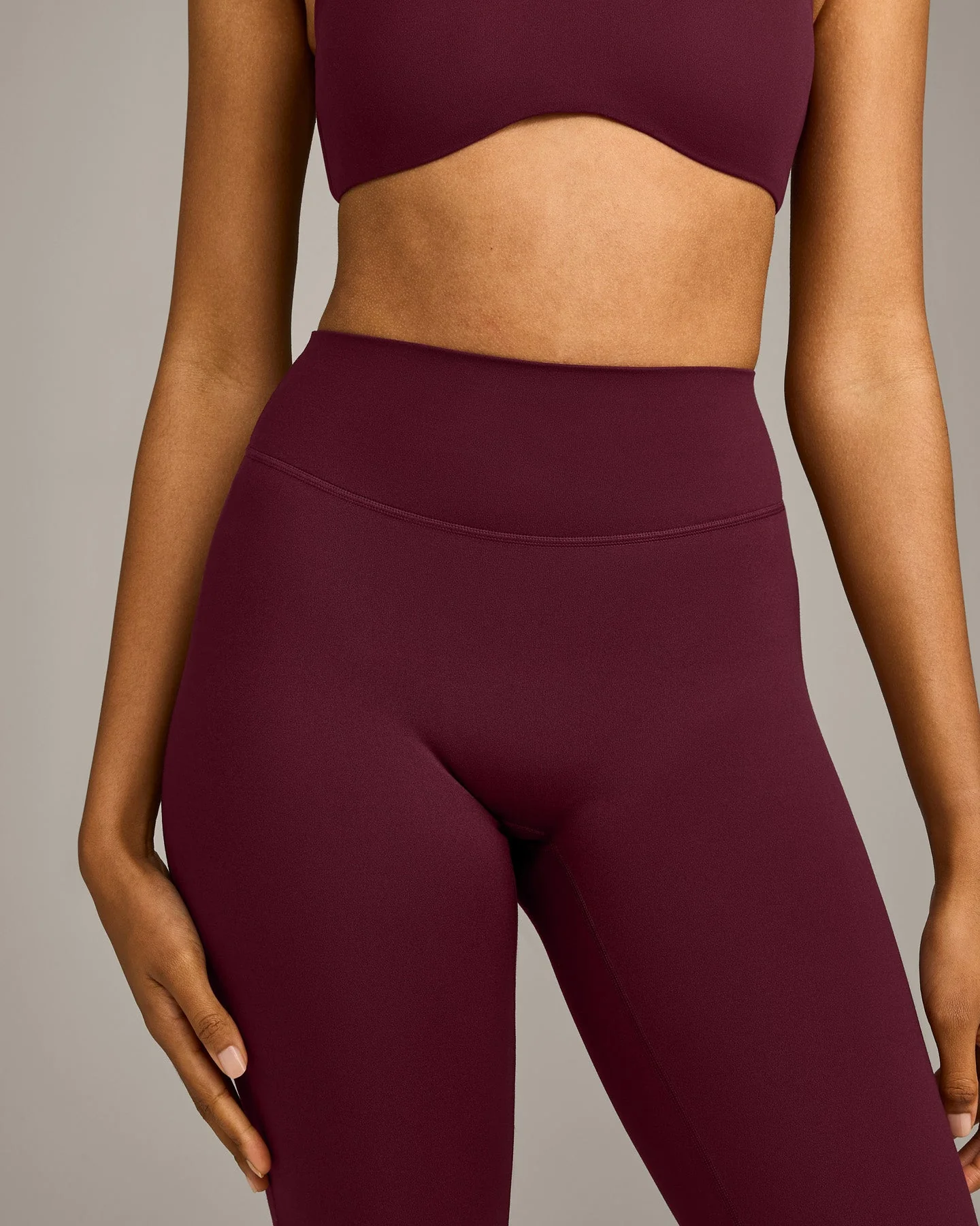 SoftMotion™ Flared Bottoms with Grey Logo | Cherry Lacquer Purple - Image 4