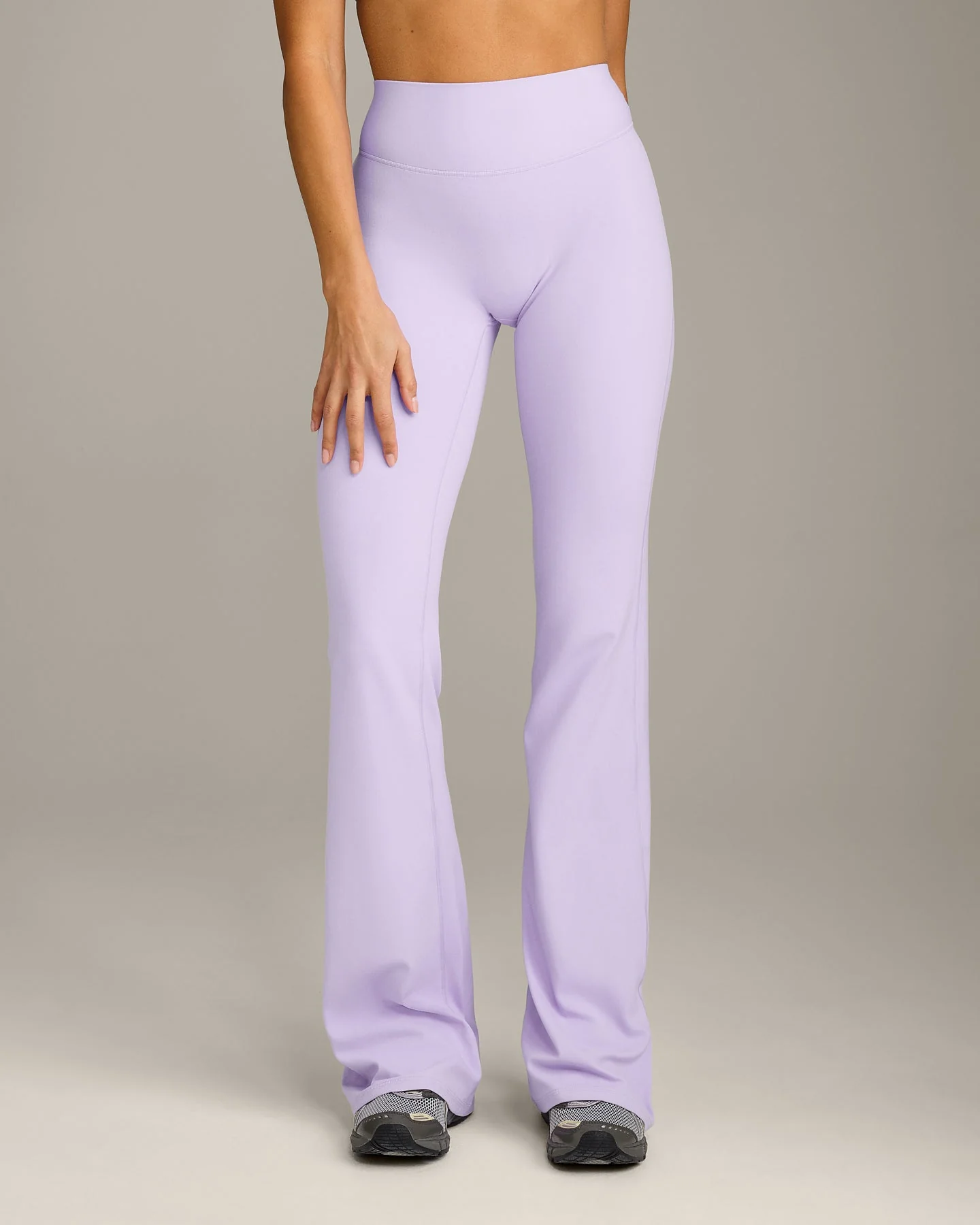 SoftMotion™ Flared Bottoms with Grey Logo | Lavender Purple - Image 5