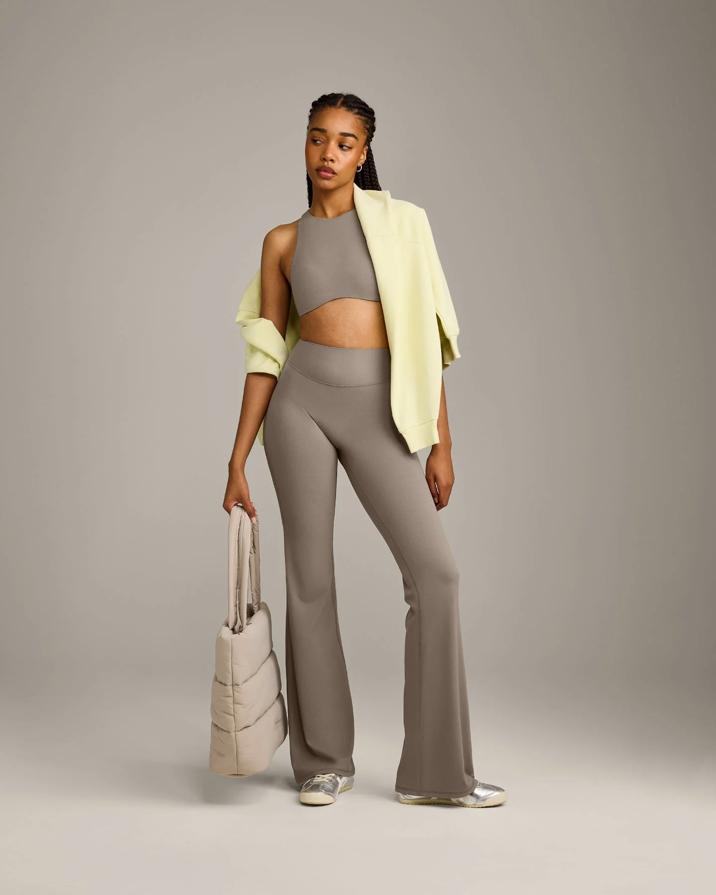 SoftMotion™ Flared Bottoms with Grey Logo | Minky - Image 3