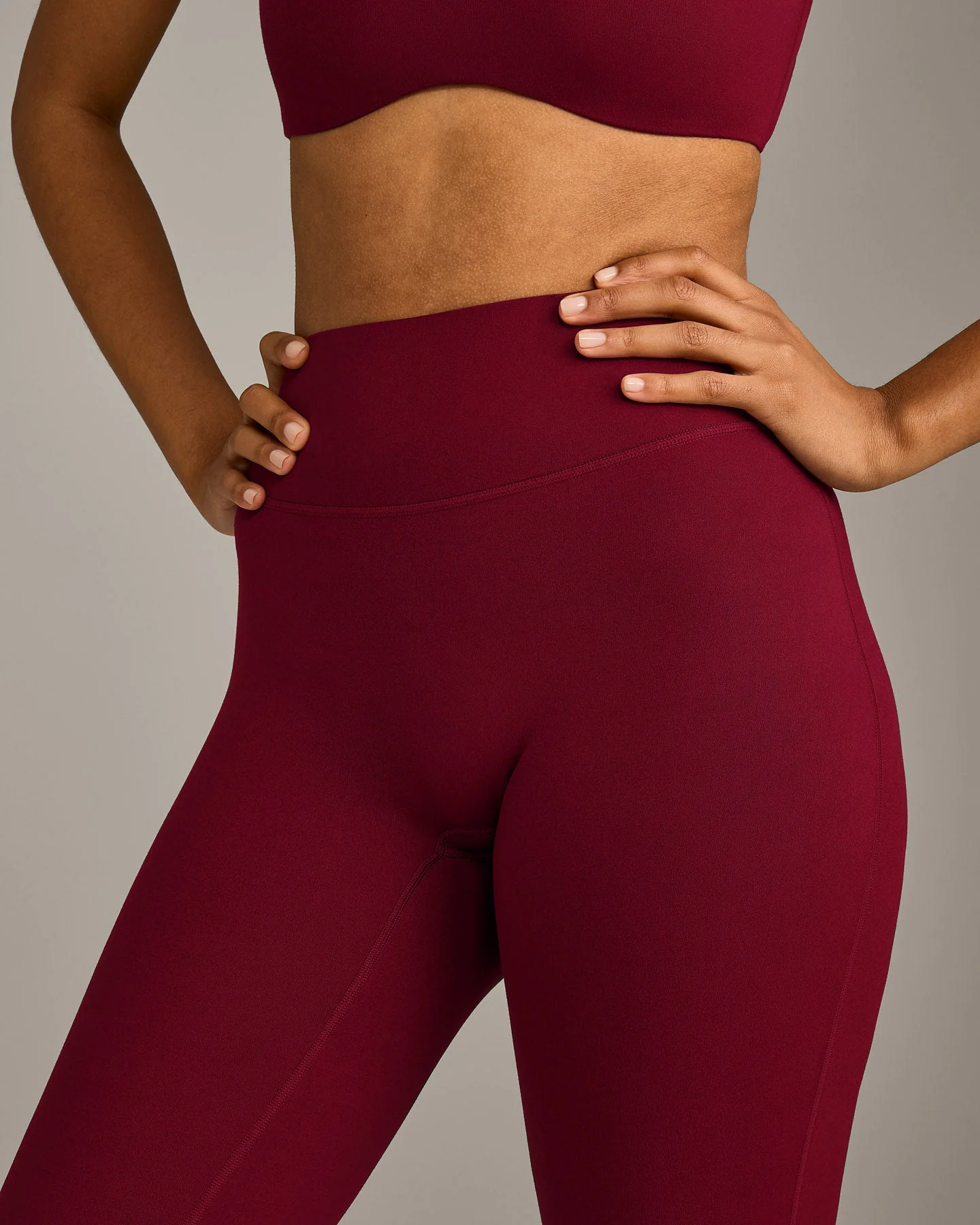 SoftMotion™ Flared Bottoms with Grey Logo | Ruby Red - Image 5