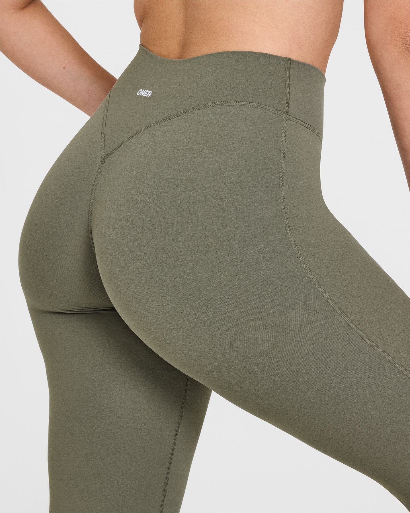 SoftMotion™ Flared Bottoms with White Logo | Alpine Green - Image 5