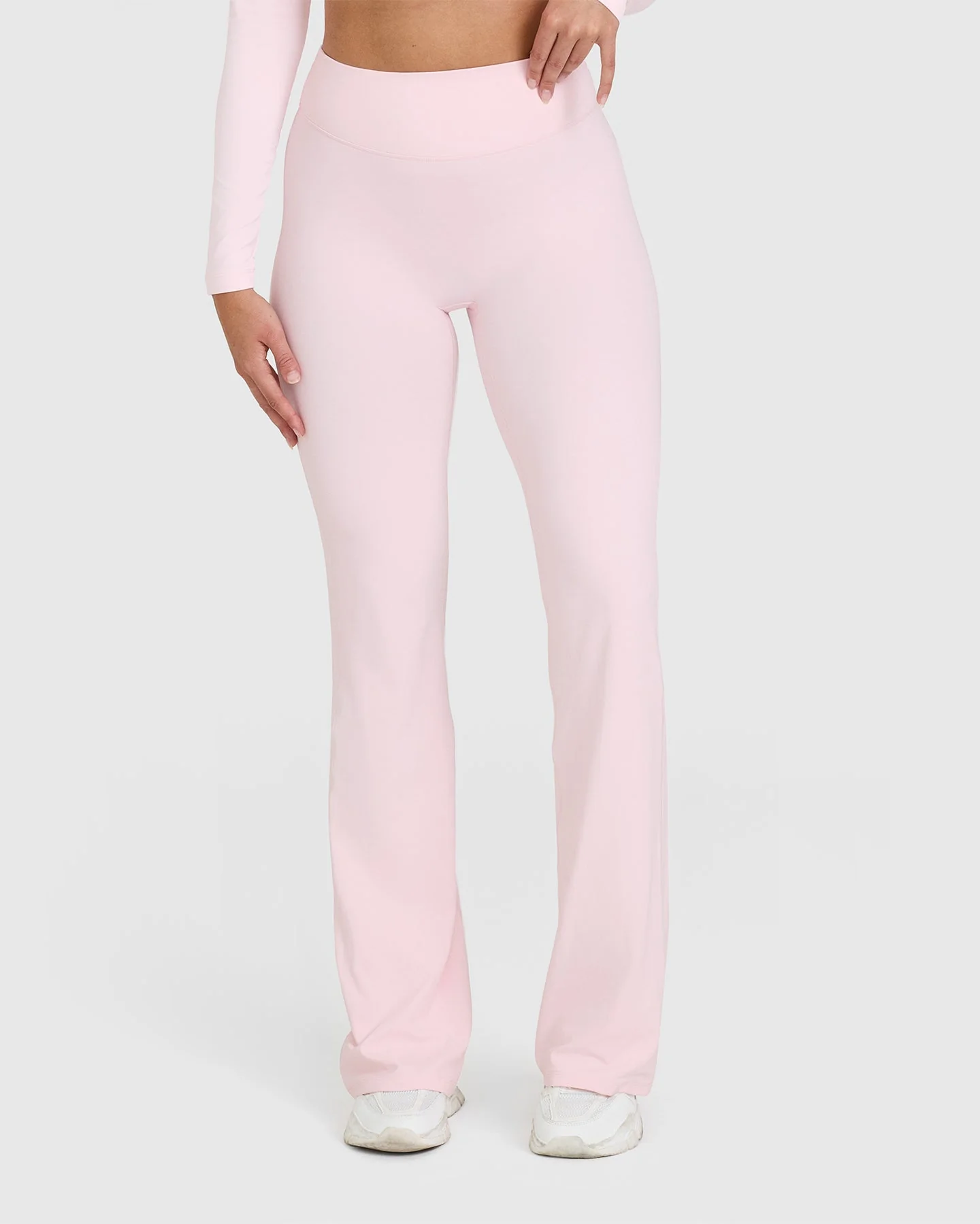 SoftMotion™ Flared Bottoms with White Logo | Ballet Pink - Image 2