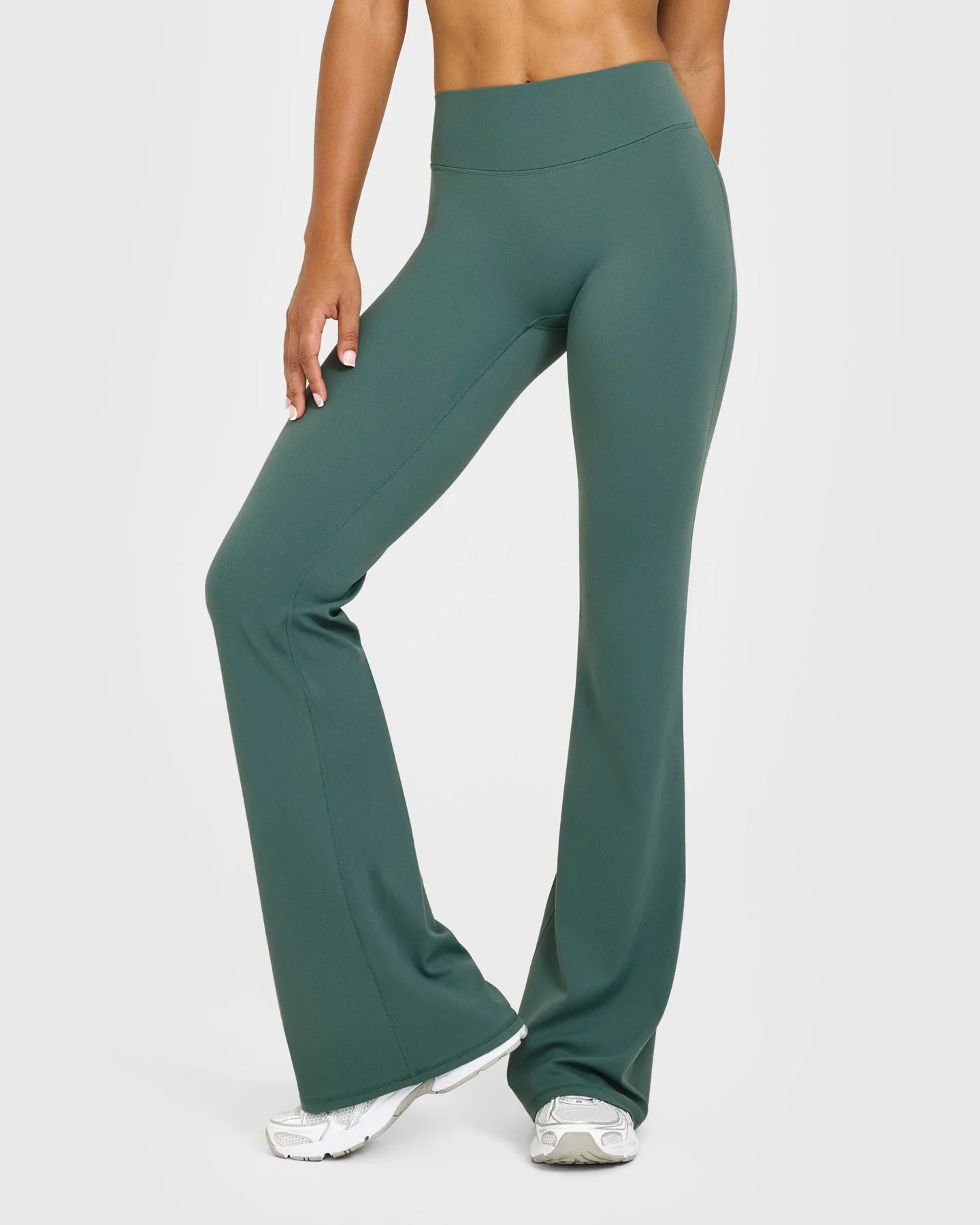SoftMotion™ Flared Bottoms with White Logo | Iced Green - Image 2