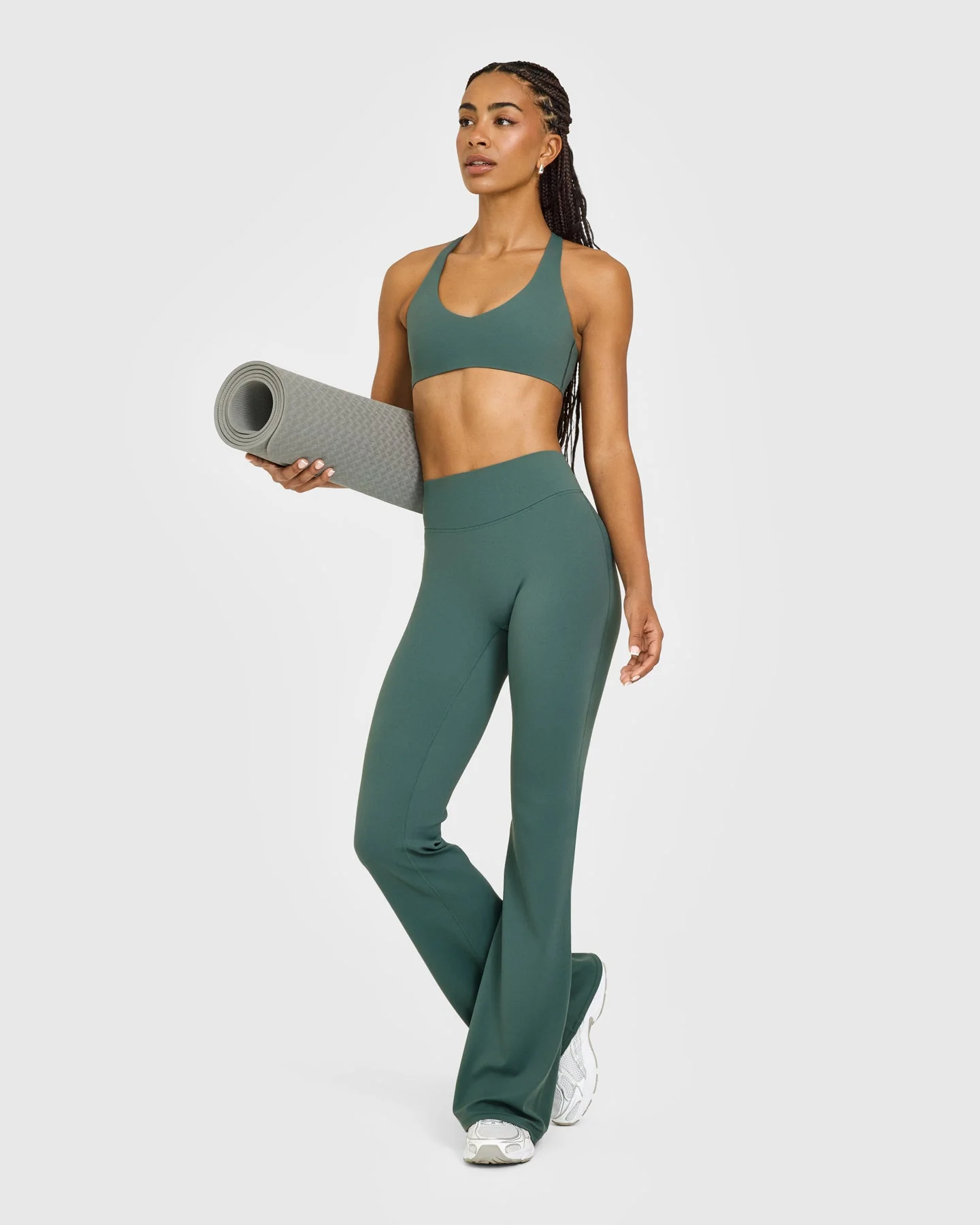 SoftMotion™ Flared Bottoms with White Logo | Iced Green - Image 3