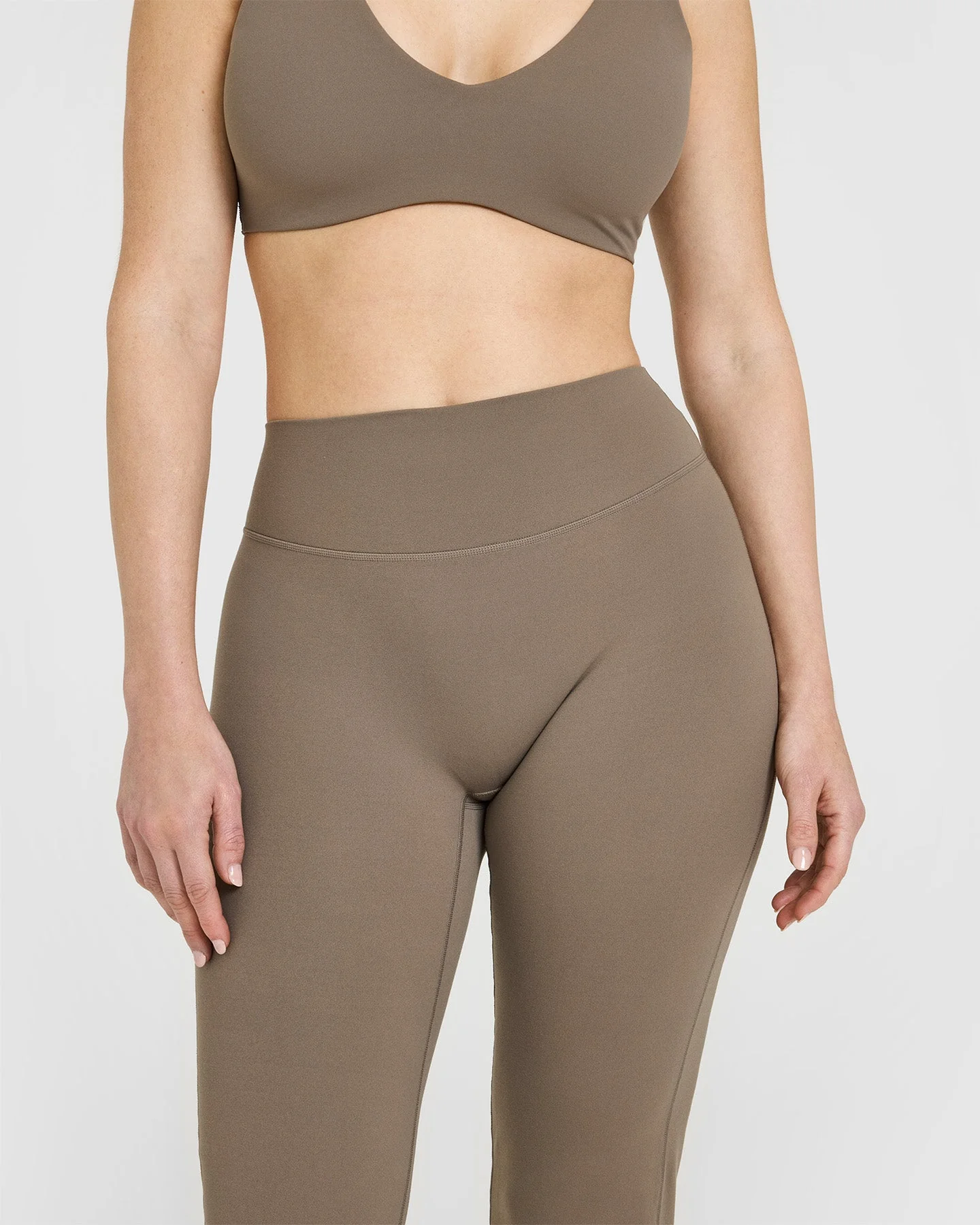 SoftMotion™ Flared Bottoms with White Logo | Moss Brown - Image 6