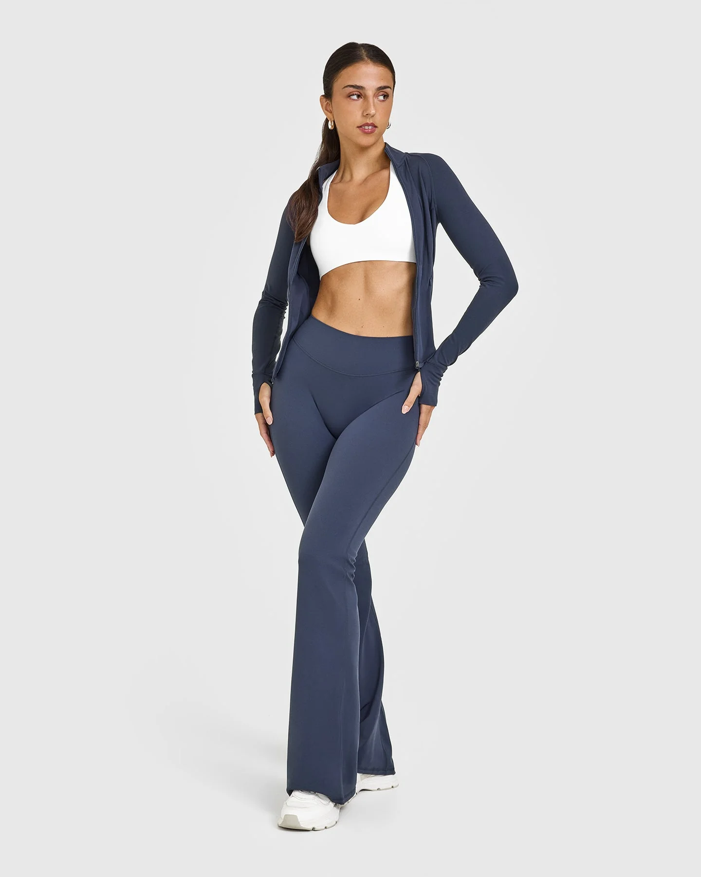 SoftMotion™ Flared Bottoms with White Logo | True Blue - Image 3