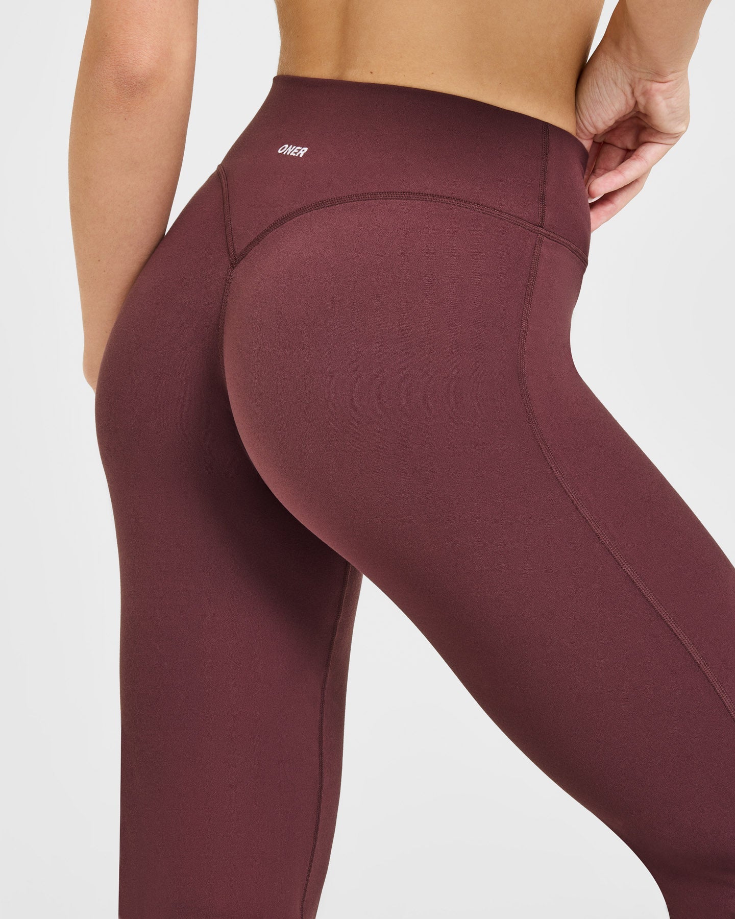 SoftMotion™ Flared Bottoms with White Logo | Velvet Mocha - Image 4