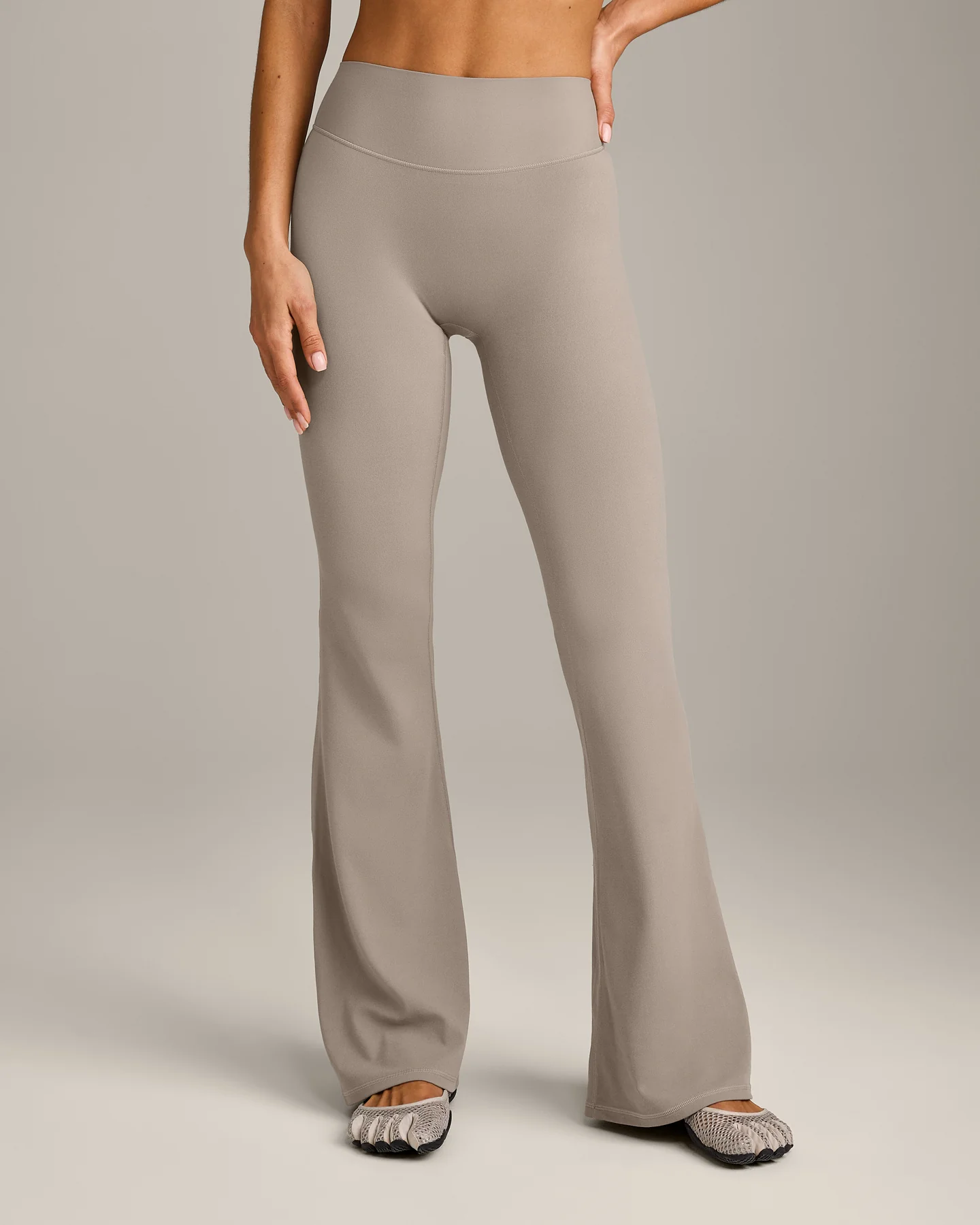 SoftMotion™ Flared Bottoms with White Logo | Warm Sand - Image 2
