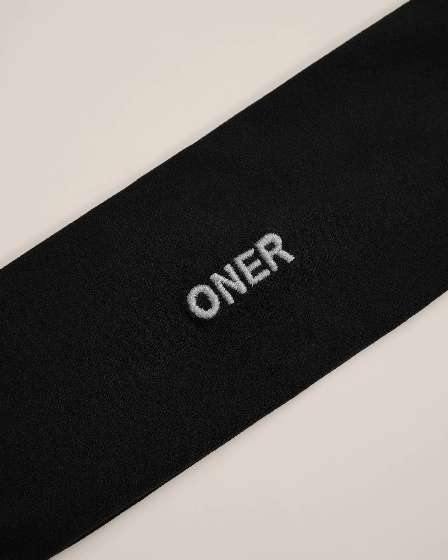SoftMotion™ Headband with Grey Logo | Black - Image 5