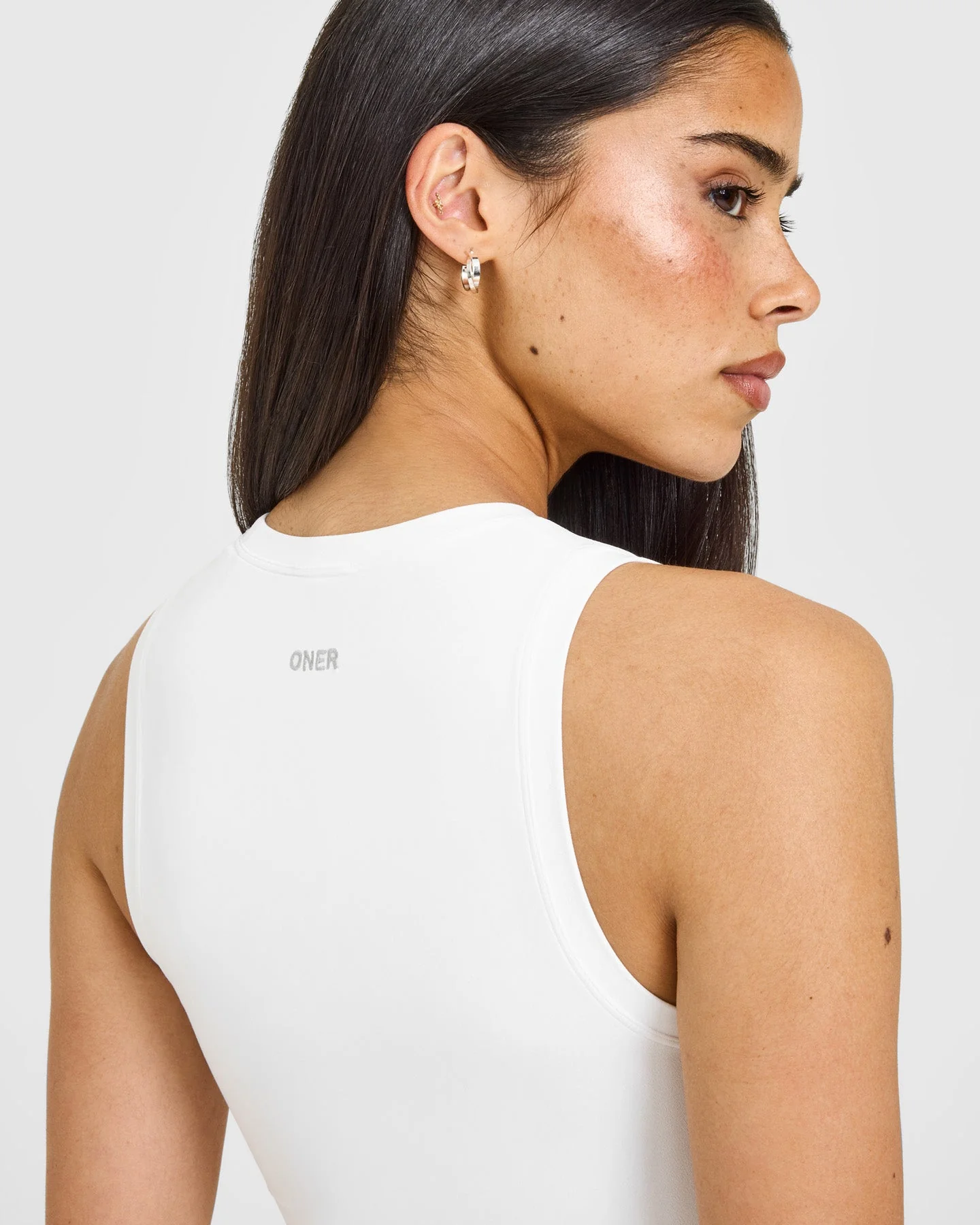 SoftMotion™ High Neck Mid Vest | White - Image 4