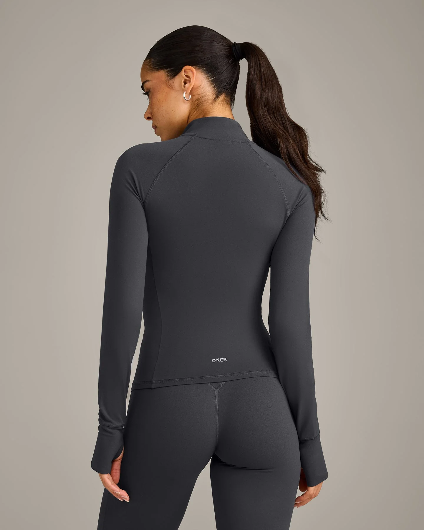 SoftMotion™ Jacket with Grey Logo | Coal - Image 2