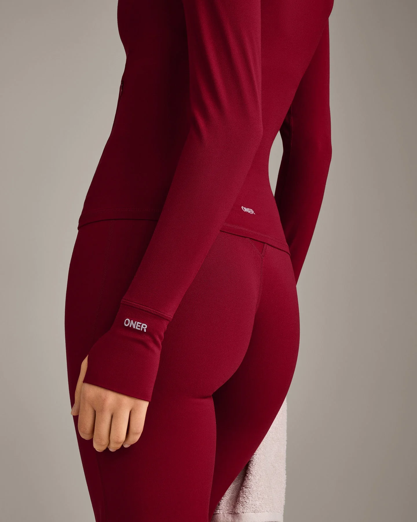 SoftMotion™ Jacket with Grey Logo | Ruby Red - Image 6