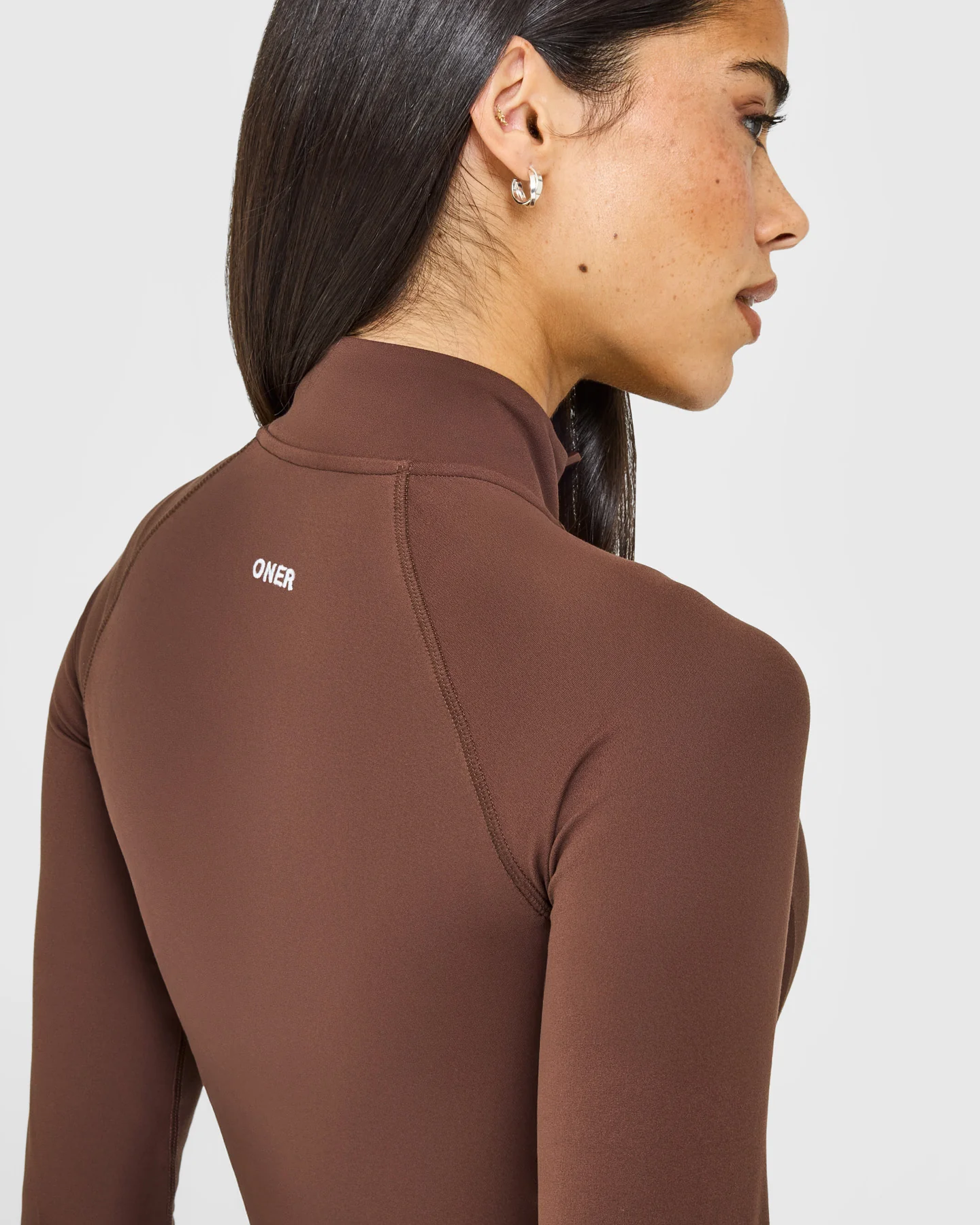 SoftMotion™ Jacket with White Logo | Espresso Brown - Image 6