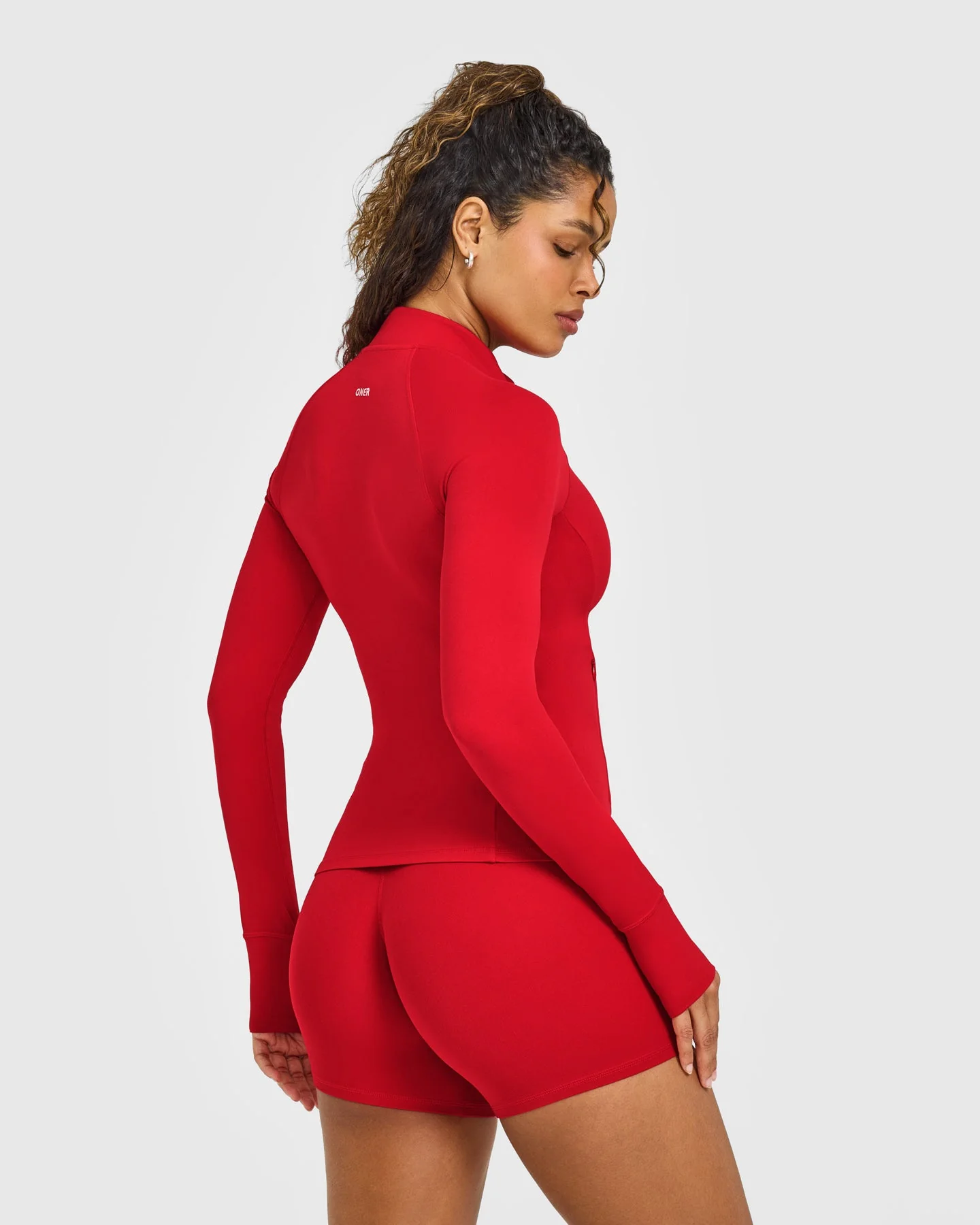 SoftMotion™ Jacket with White Logo | Light Toasted Red - Image 2