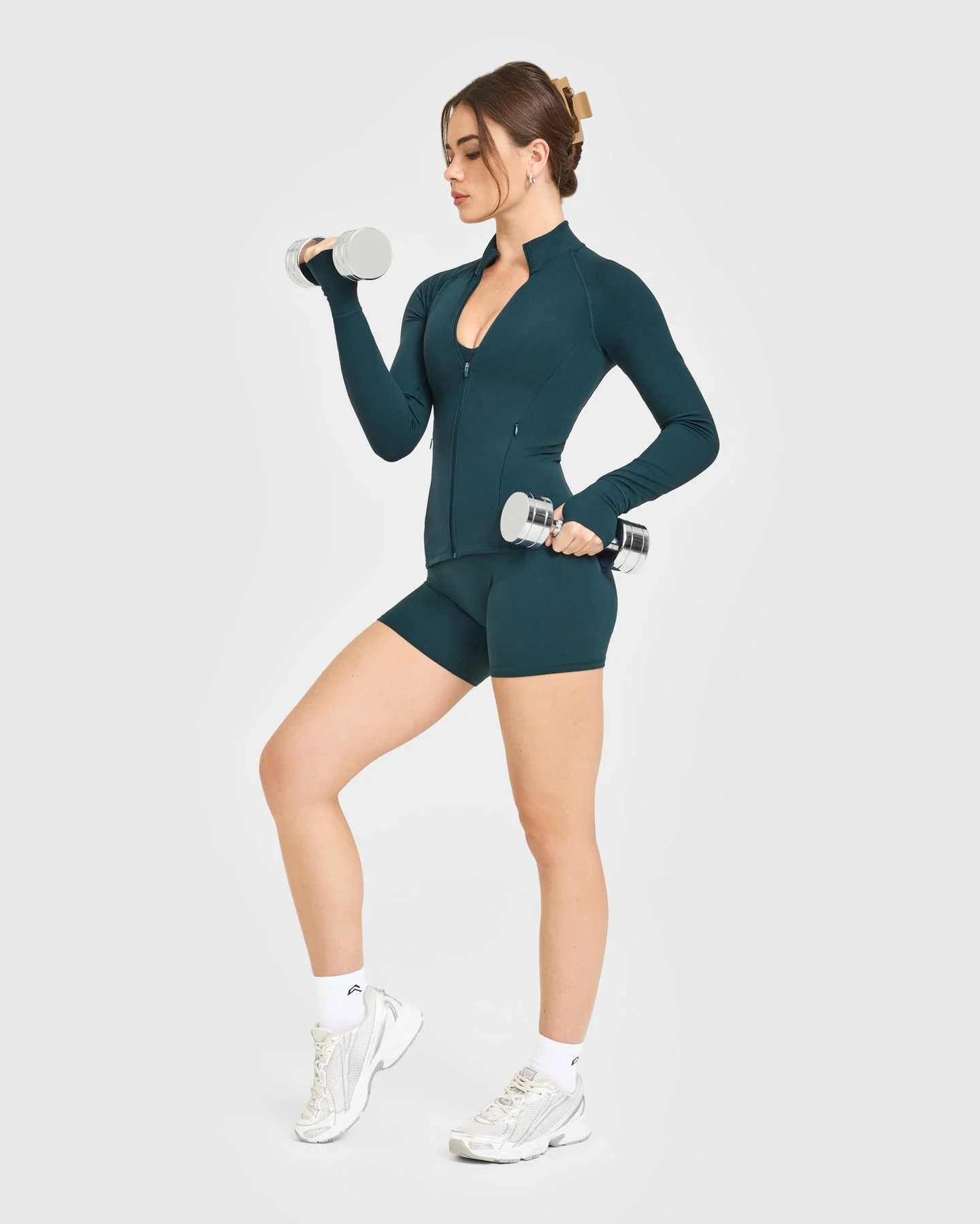 SoftMotion™ Jacket with White Logo | Oil Blue - Image 3