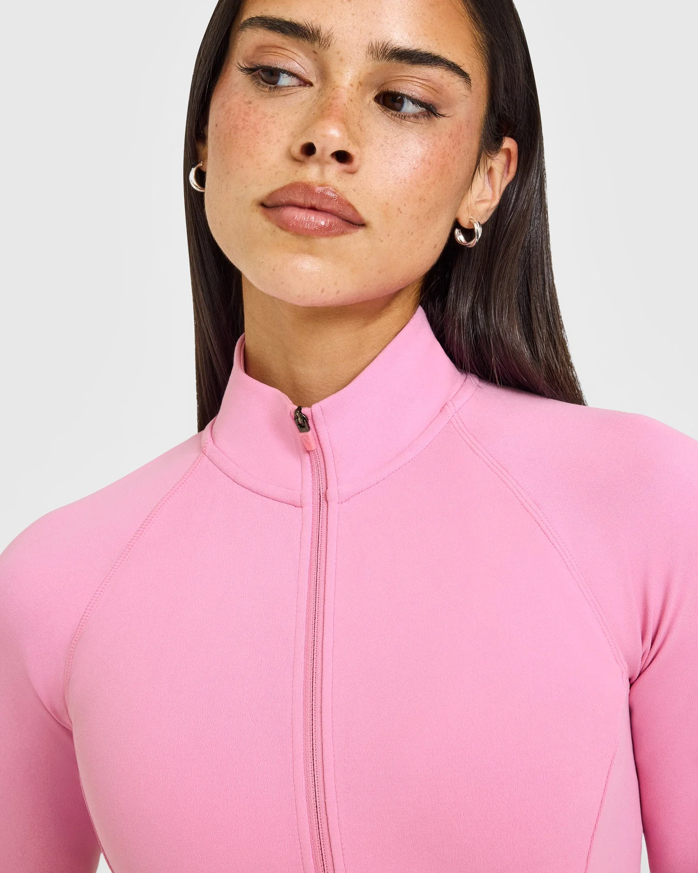 SoftMotion™ Jacket with White Logo | Rose Pink - Image 5