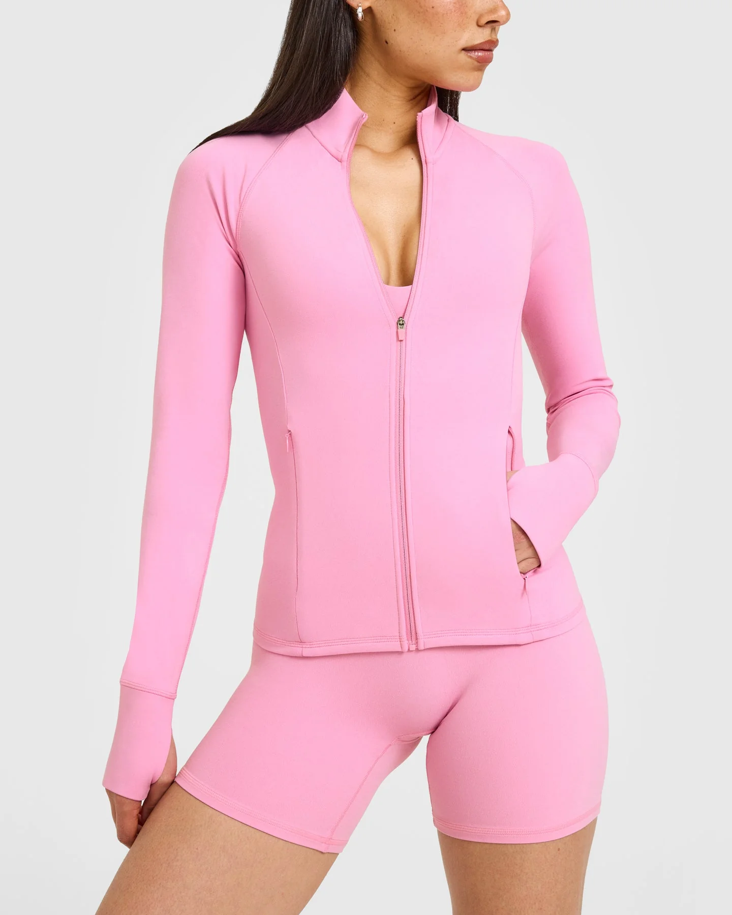 SoftMotion™ Jacket with White Logo | Rose Pink - Image 6
