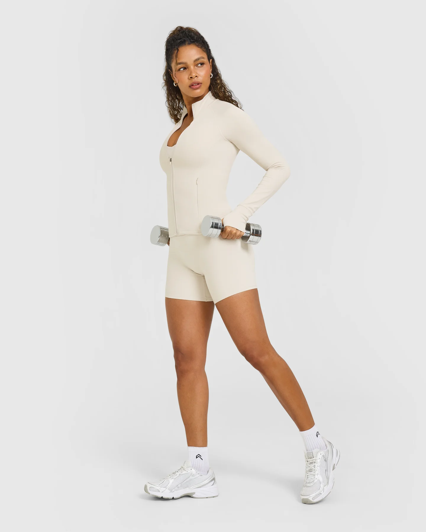 SoftMotion™ Jacket with White Logo | Sand - Image 3