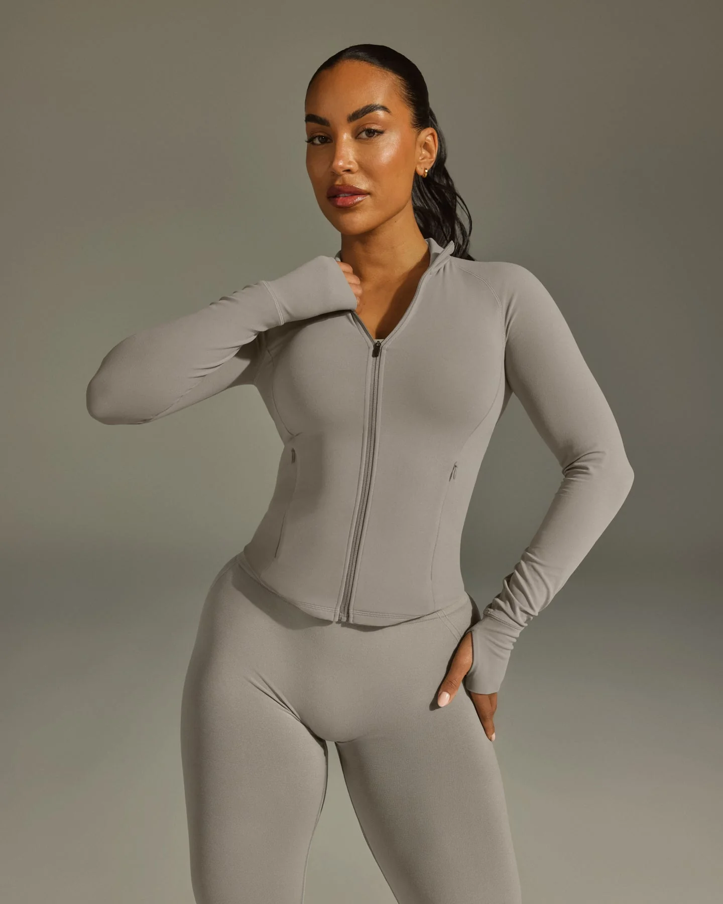 SoftMotion™ Jacket with White Logo | Warm Sand - Image 2