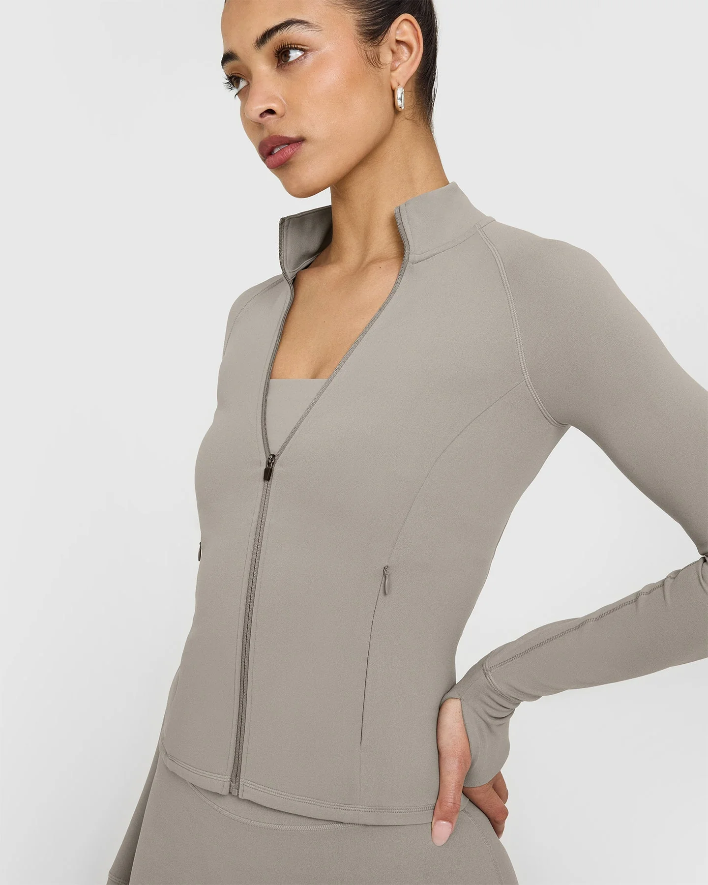 SoftMotion™ Jacket with White Logo | Warm Sand - Image 5