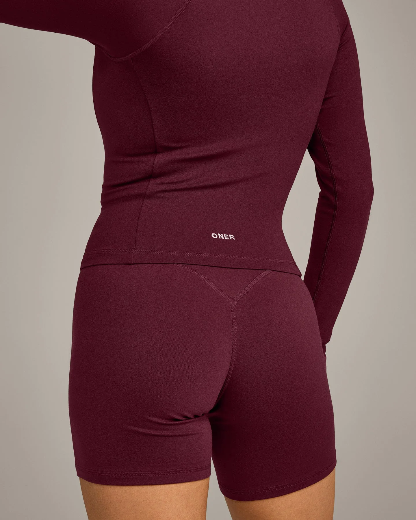 SoftMotion™ Mid Jacket with Grey Logo | Cherry Lacquer Purple - Image 5
