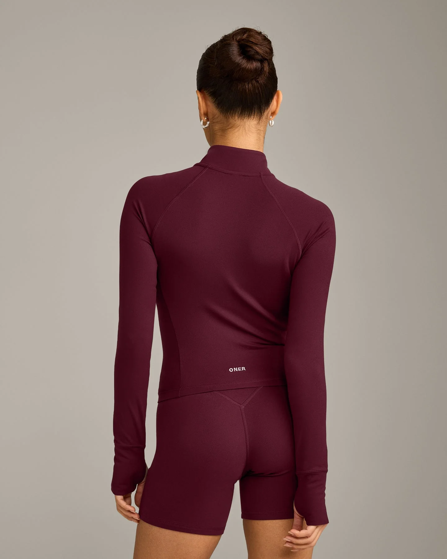SoftMotion™ Mid Jacket with Grey Logo | Cherry Lacquer Purple - Image 6