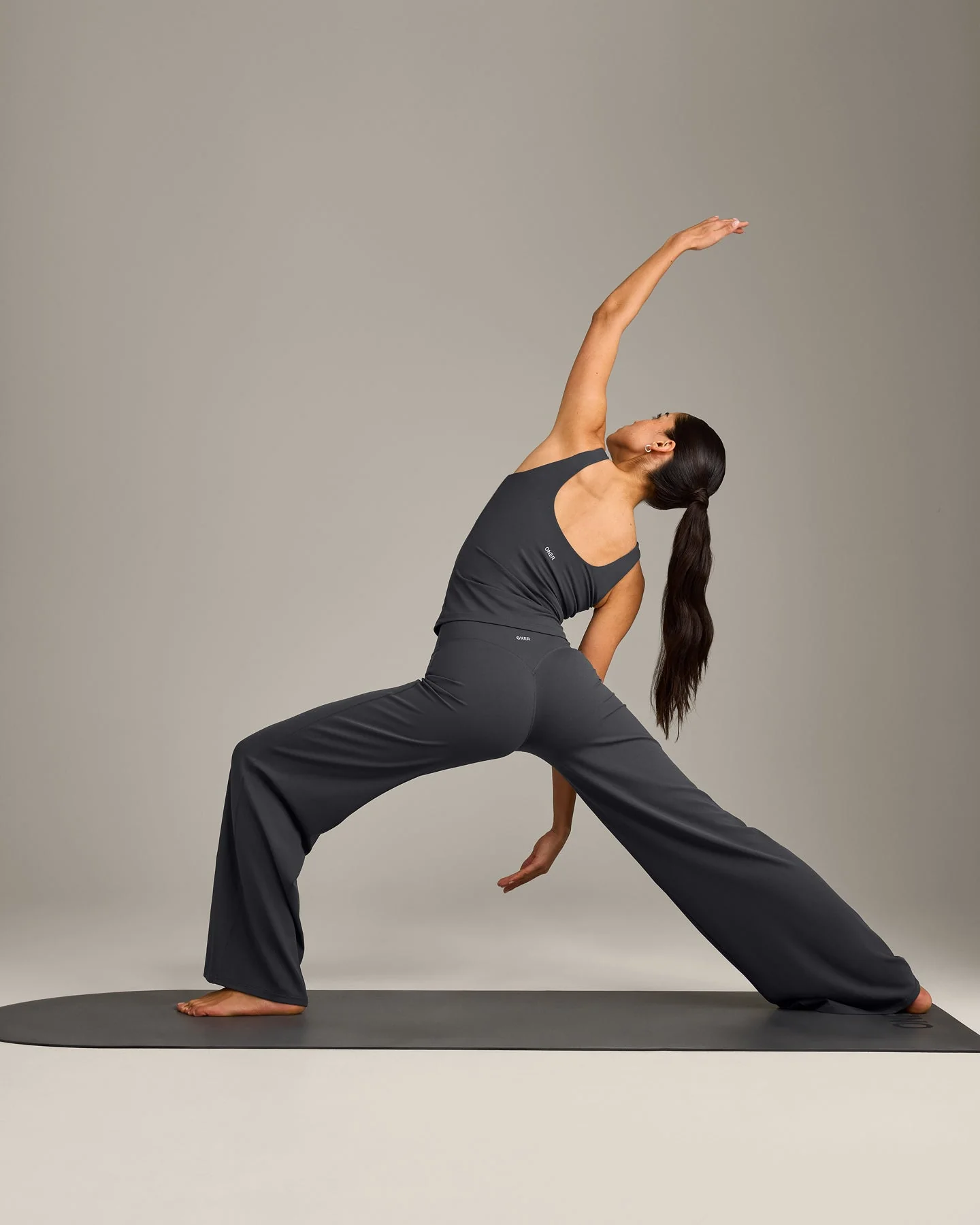 SoftMotion™ Scoop Neck Vest with Grey Logo | Coal - Image 3