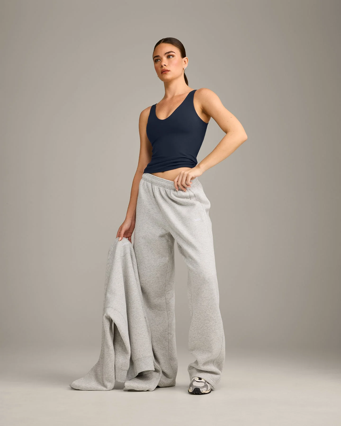 SoftMotion™ Scoop Neck Vest with Grey Logo | True Blue - Image 3
