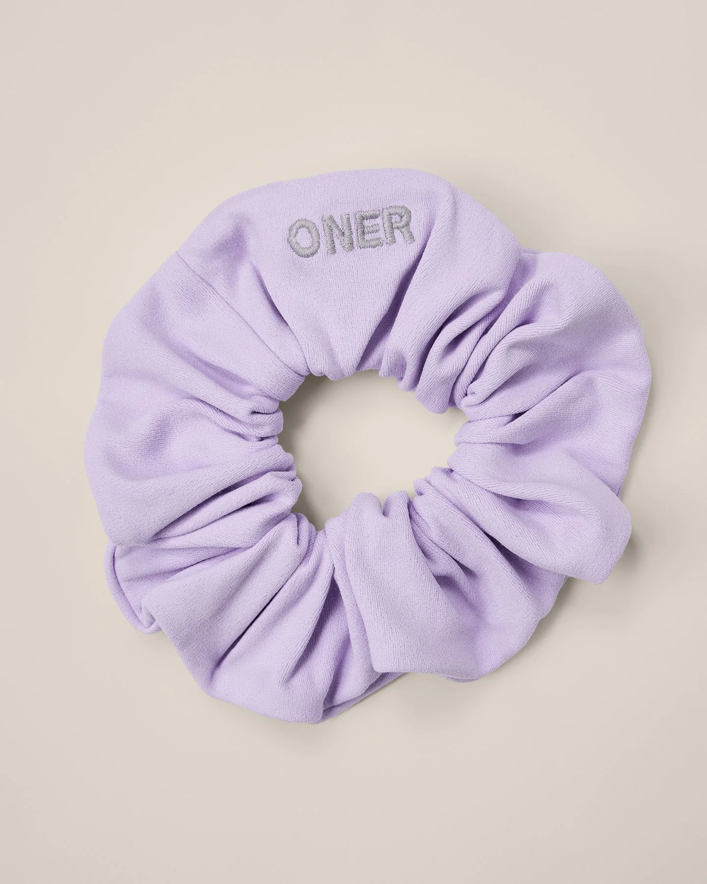 SoftMotion™ Scrunchie with Grey Logo | Lavender Purple - Image 5