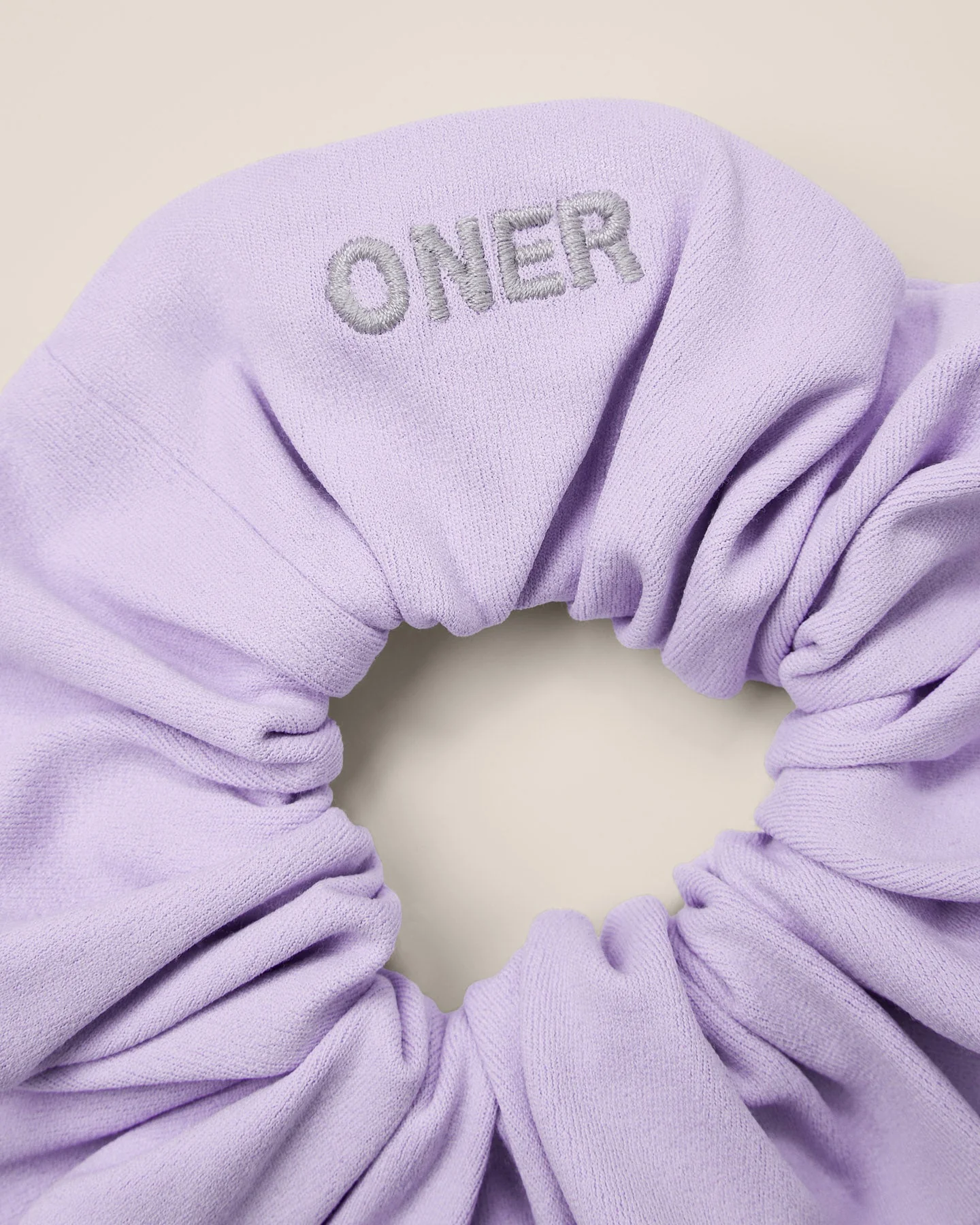 SoftMotion™ Scrunchie with Grey Logo | Lavender Purple - Image 6