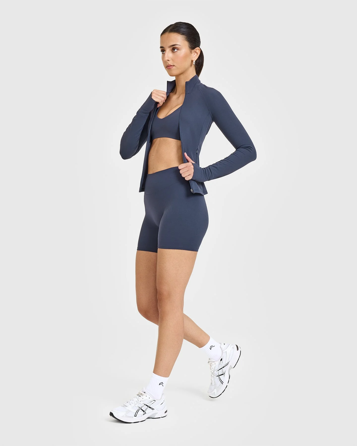 SoftMotion™ Shorts 6" with White Logo | True Blue - Image 3
