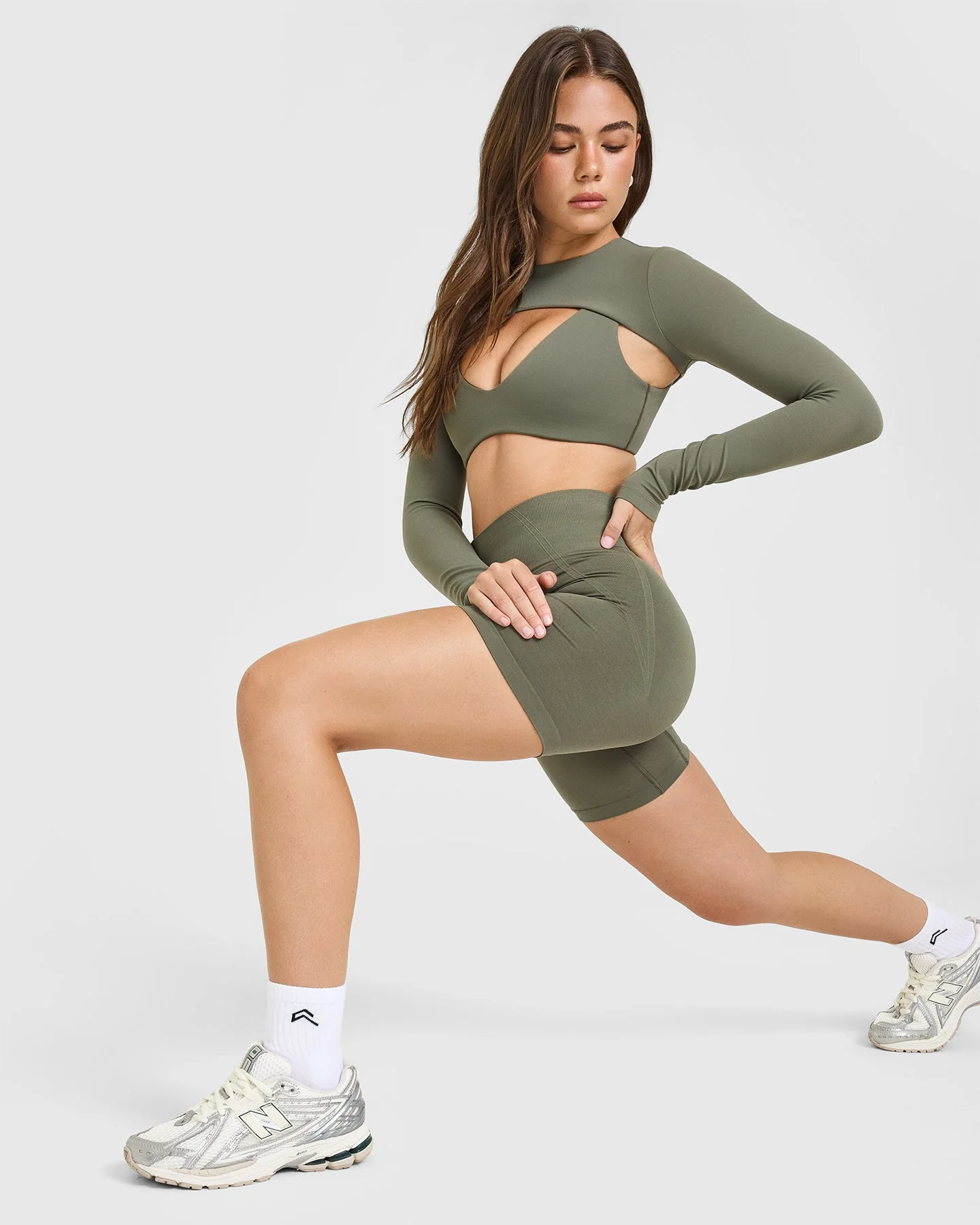 SoftMotion™ Shrug Cover with White Logo | Alpine Green - Image 6