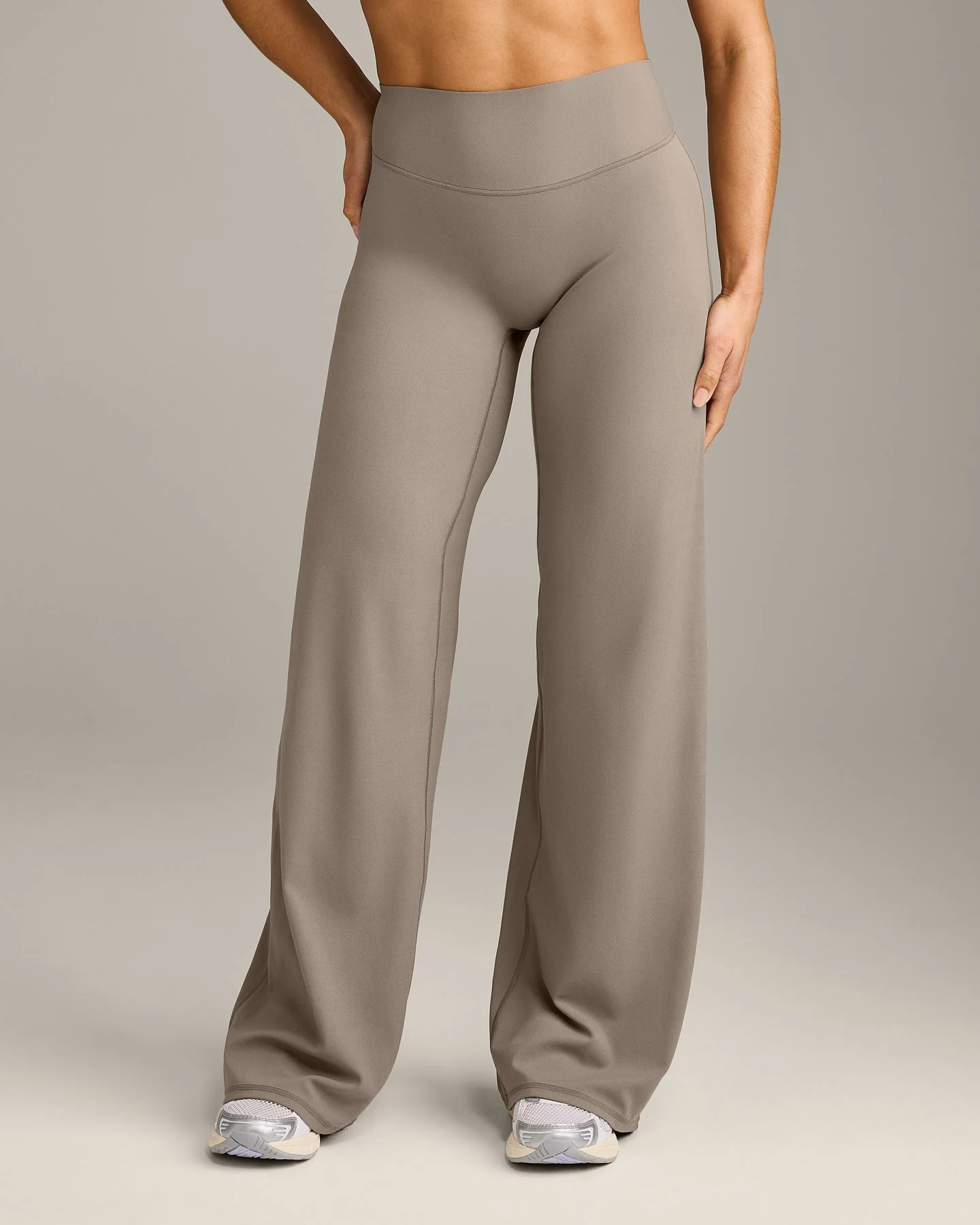 SoftMotion™ Straight Leg Bottoms with Grey Logo | Minky - Image 2