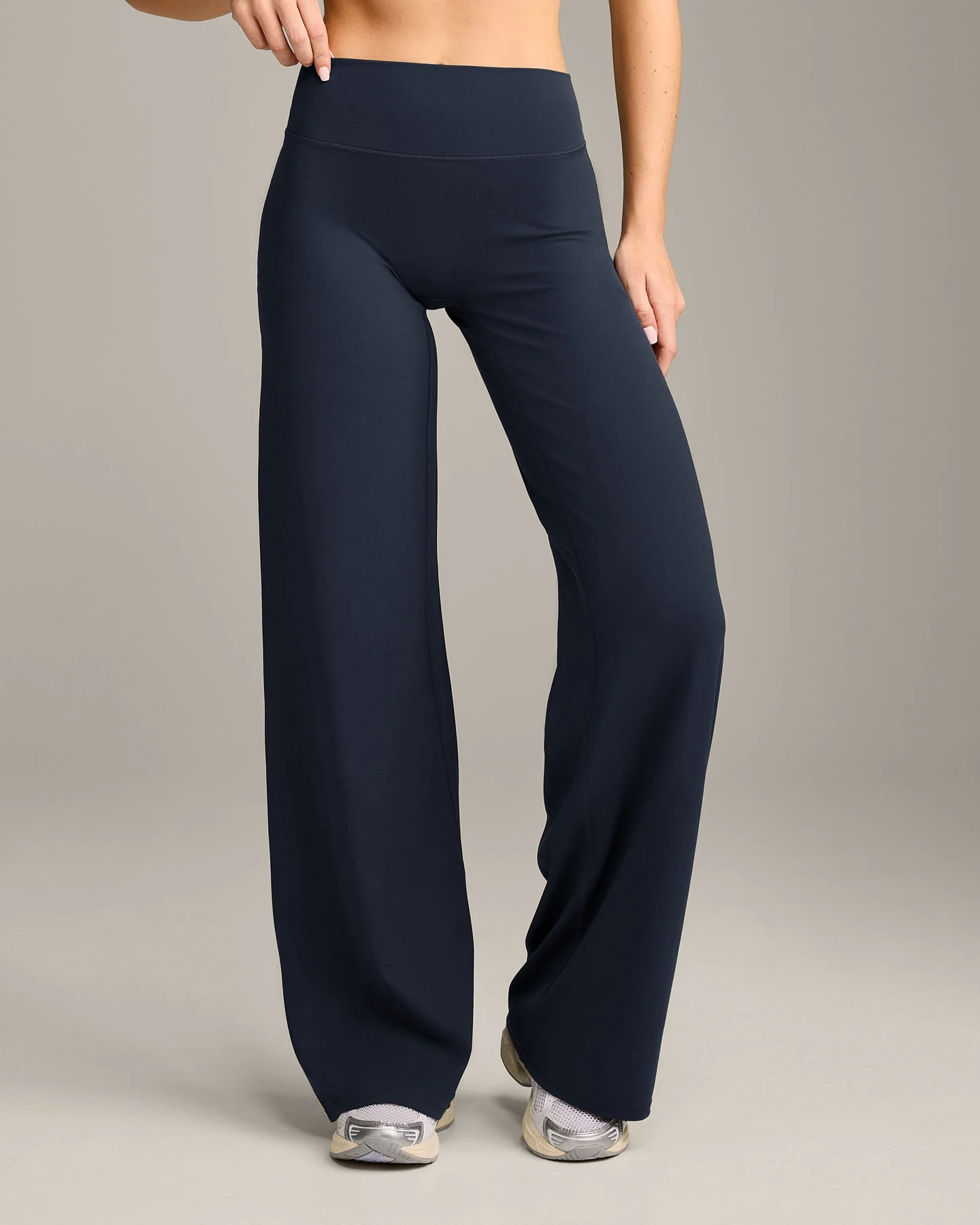 SoftMotion™ Straight Leg Bottoms with Grey Logo | True Blue - Image 6