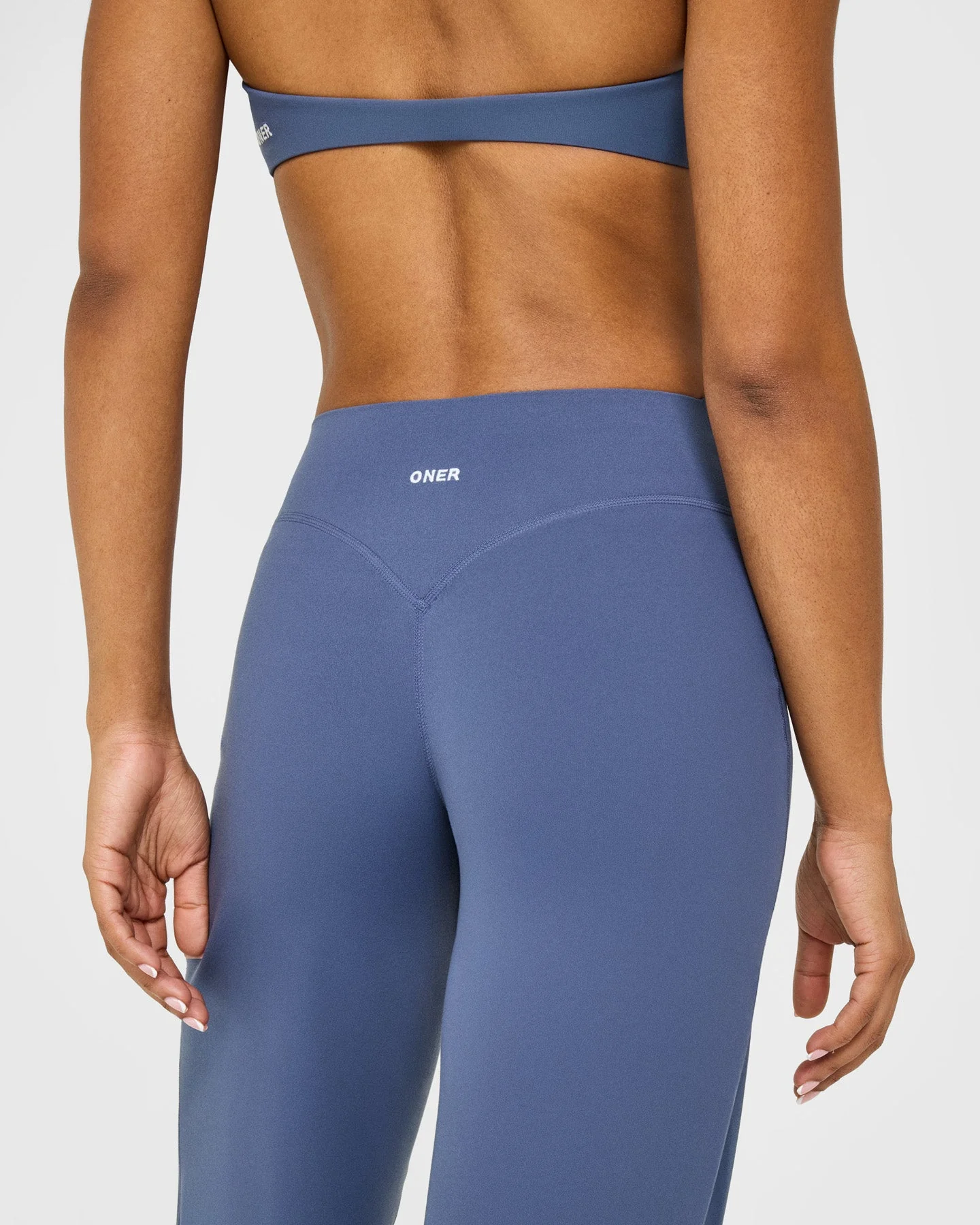 SoftMotion™ Straight Leg Bottoms with White Logo | Slate Blue - Image 5