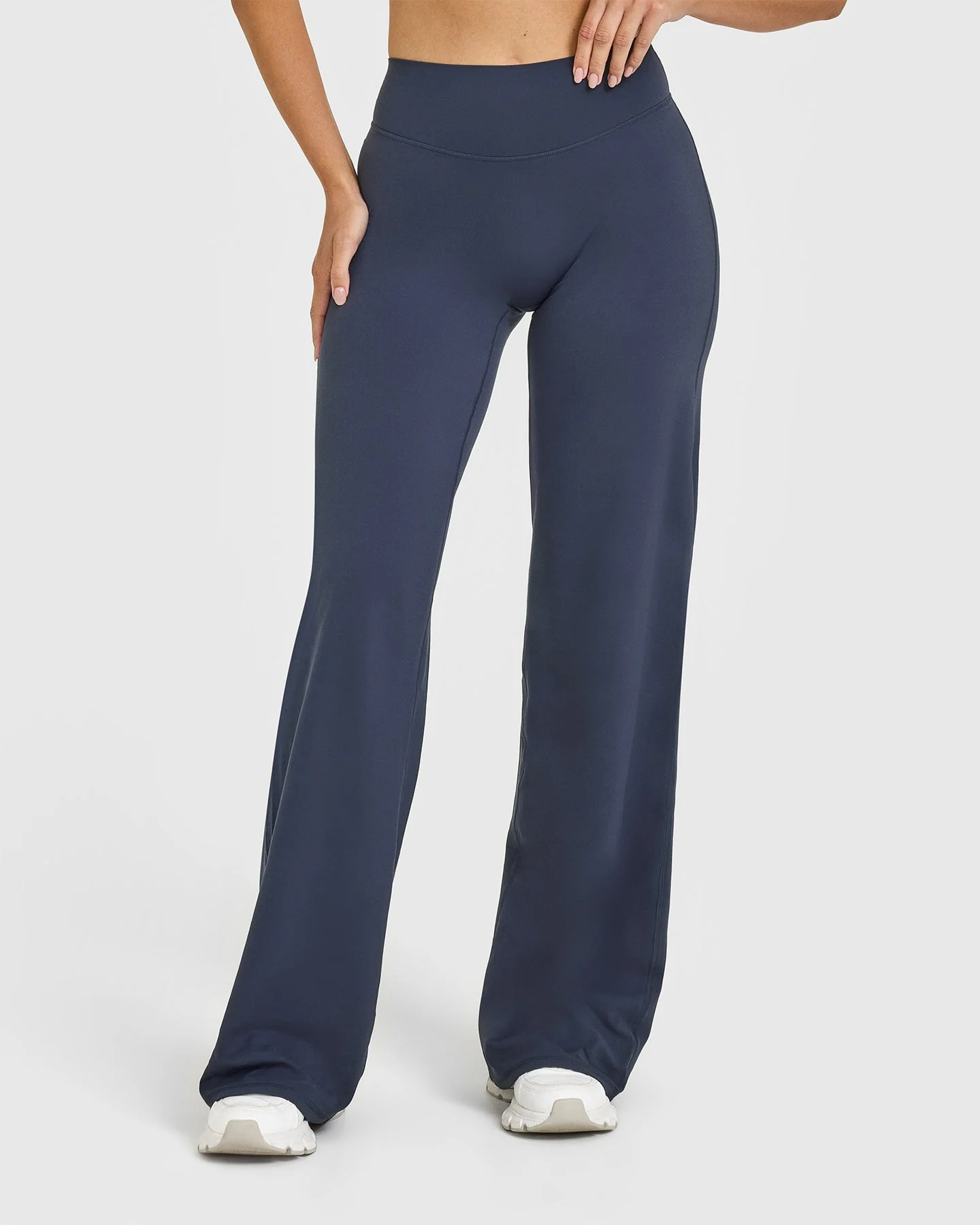 SoftMotion™ Straight Leg Bottoms with White Logo | True Blue - Image 2