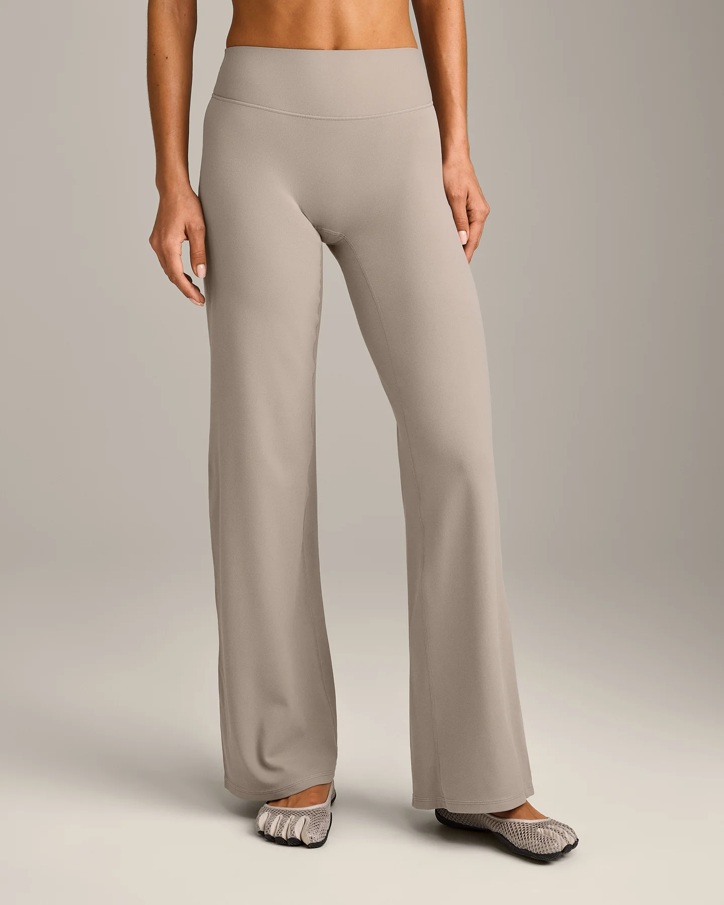 SoftMotion™ Straight Leg Bottoms with White Logo | Warm Sand - Image 2