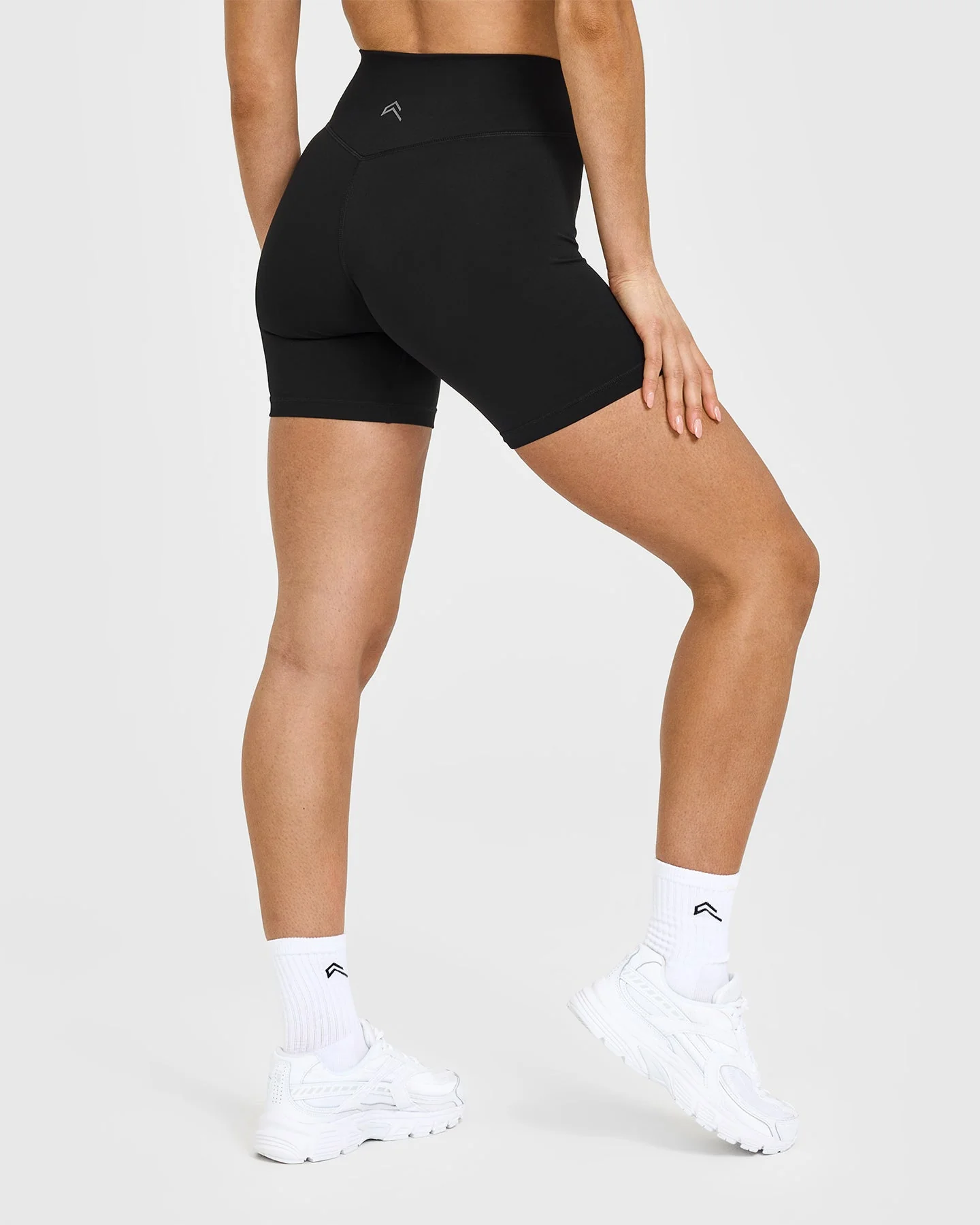 Timeless High Waisted Shorts 6" | Black - Image 2