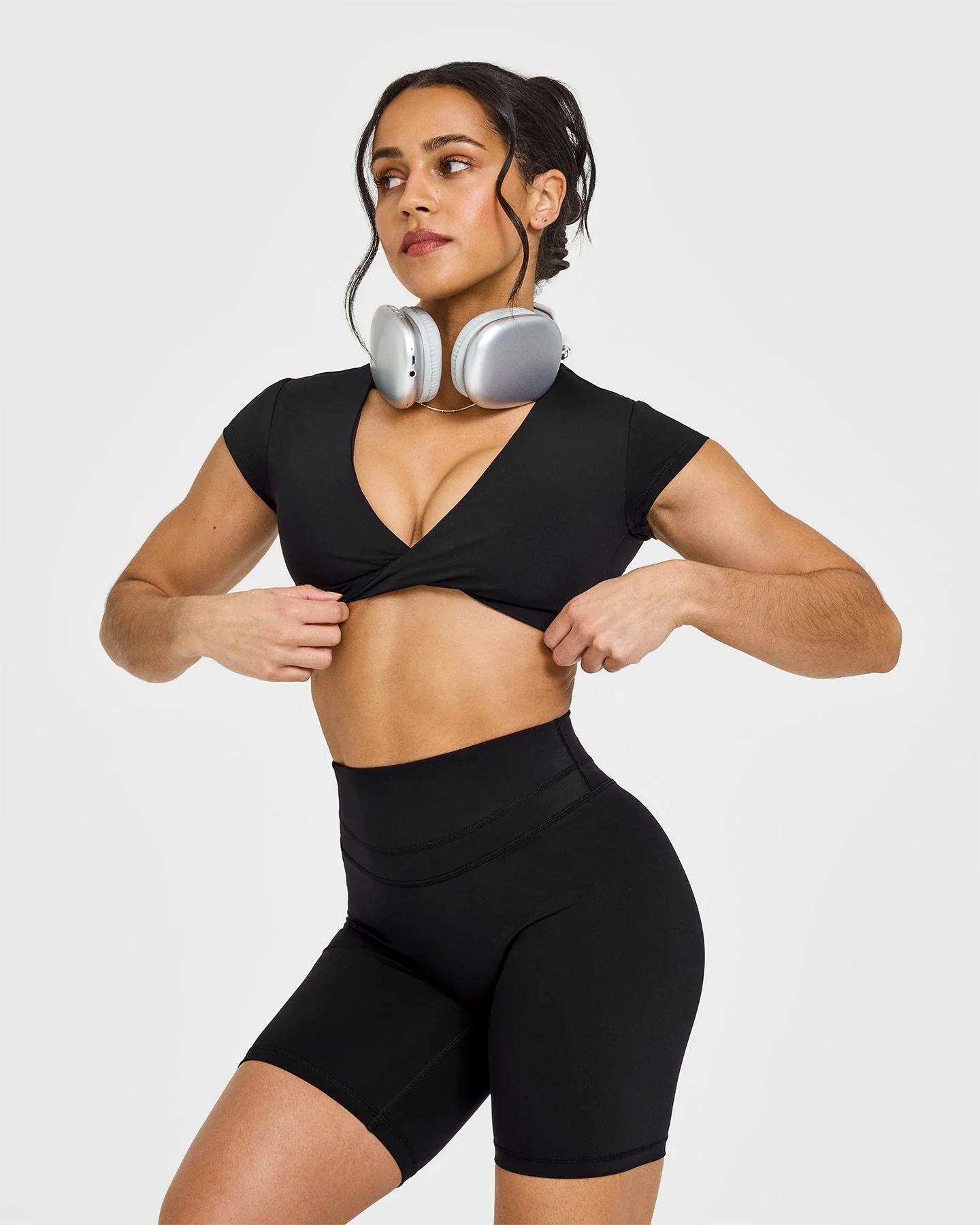 UnifiedMove™ Cycling Shorts 8" | Black - Image 6
