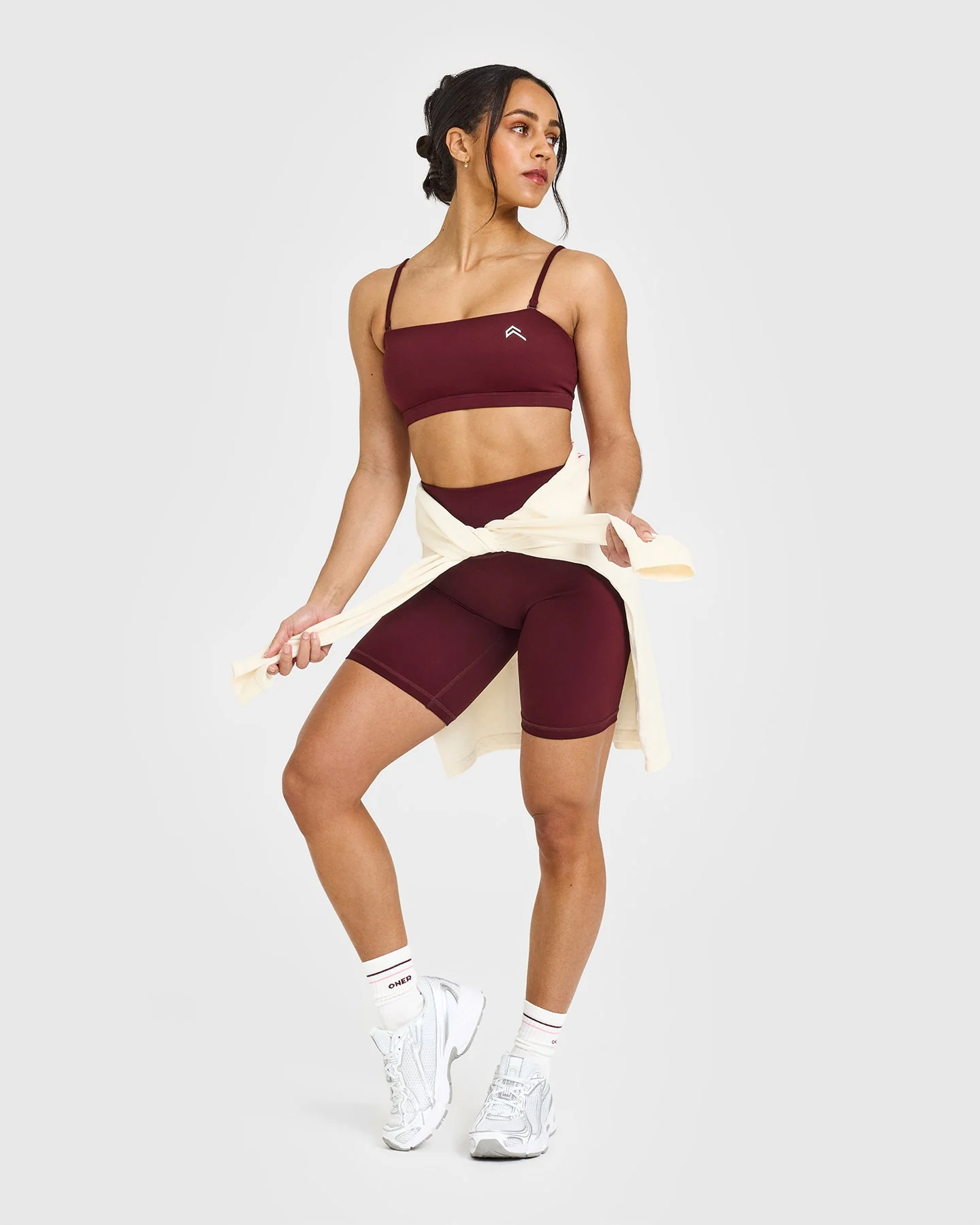 UnifiedMove™ Cycling Shorts 8" | Rosewood - Image 3